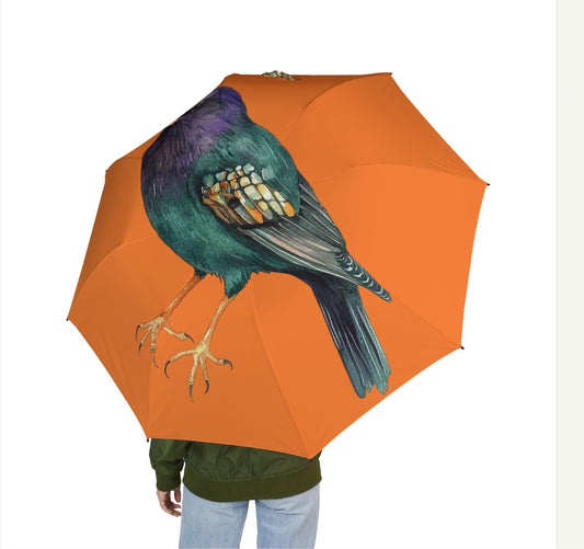 Colorful Bird Print Umbrella - Stylish Rain Gear for Bird Lovers, Foldable Umbrella, Gifts for Nature Enthusiasts, Trendy Rain [...]