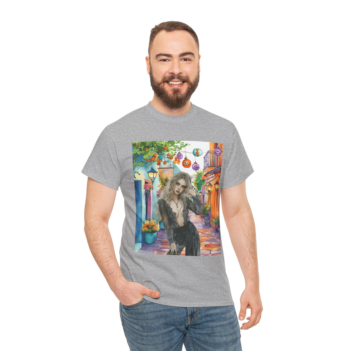 Vibrant Artistic T-Shirt, Casual Wear, Summer Style, Gift for Artists, Outdoor Adventures, Everyday Comfort