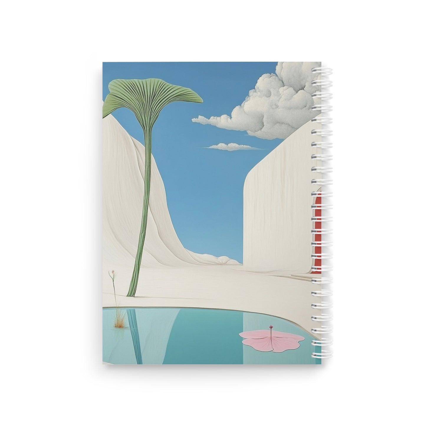 Surreal Elephant & Monkey Notebook — Dreamy Botanical Art Journal