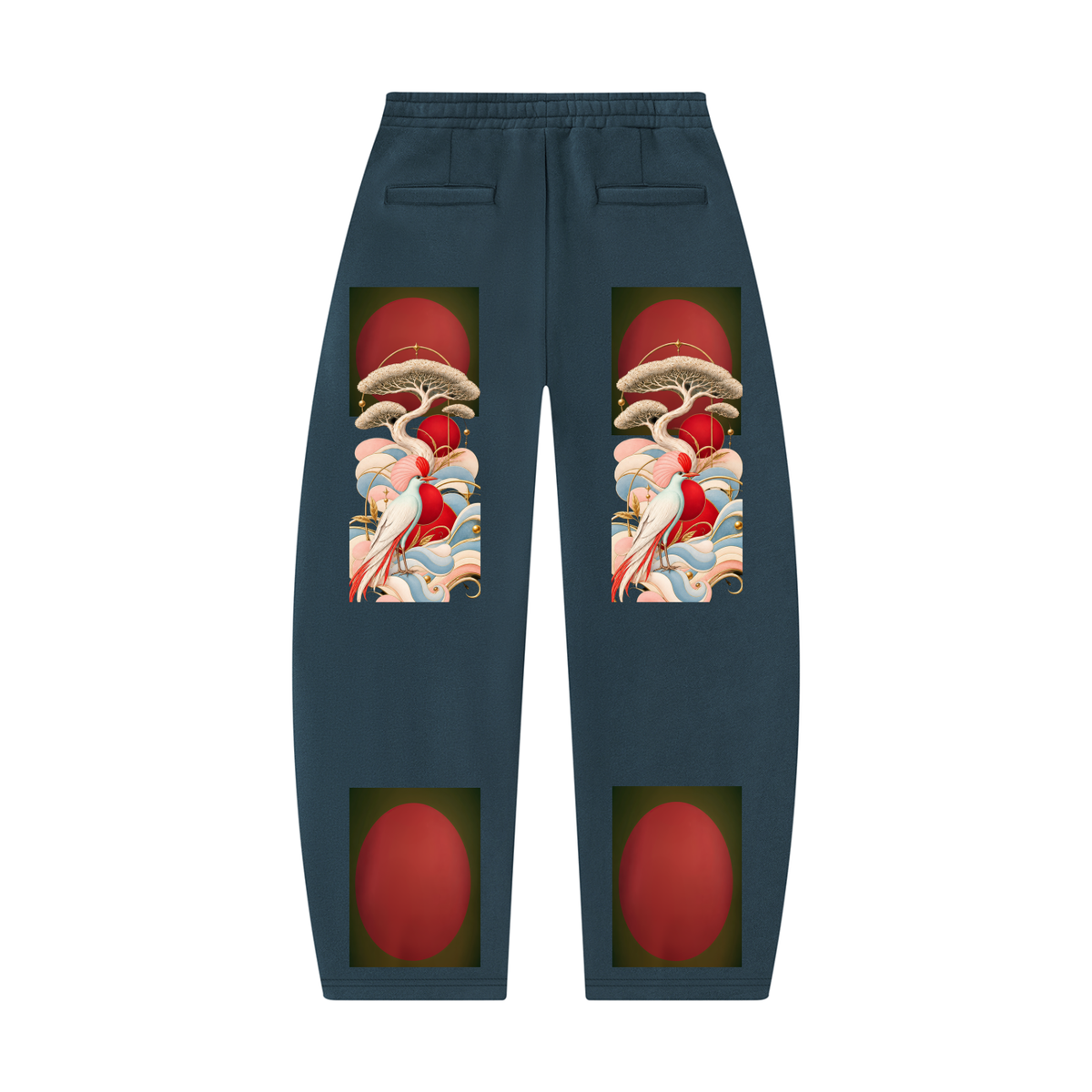 YukiHana Barrel Leg Sweatpants