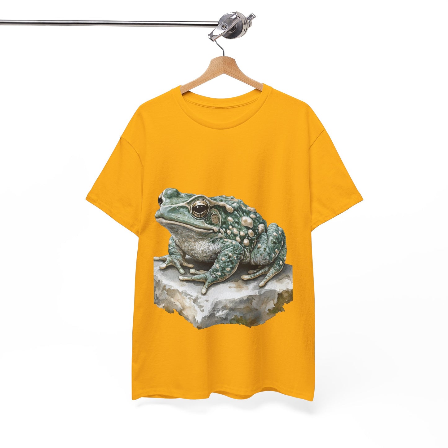 Frog Art Unisex Cotton Tee, Animal Lover Gift, Nature T-Shirt, Eco-Friendly Fashion, Men's & Women's Casual Wear