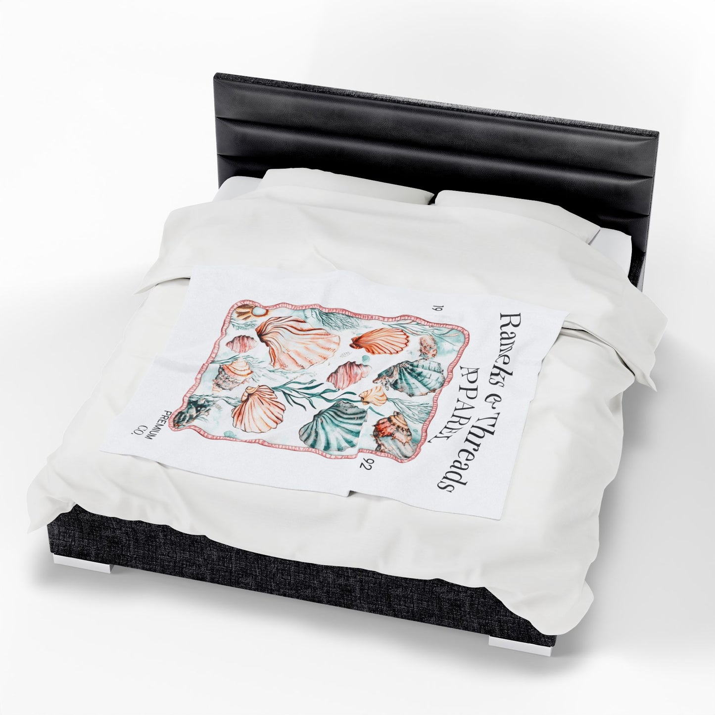 Ocean Velveteen Plush Blanket