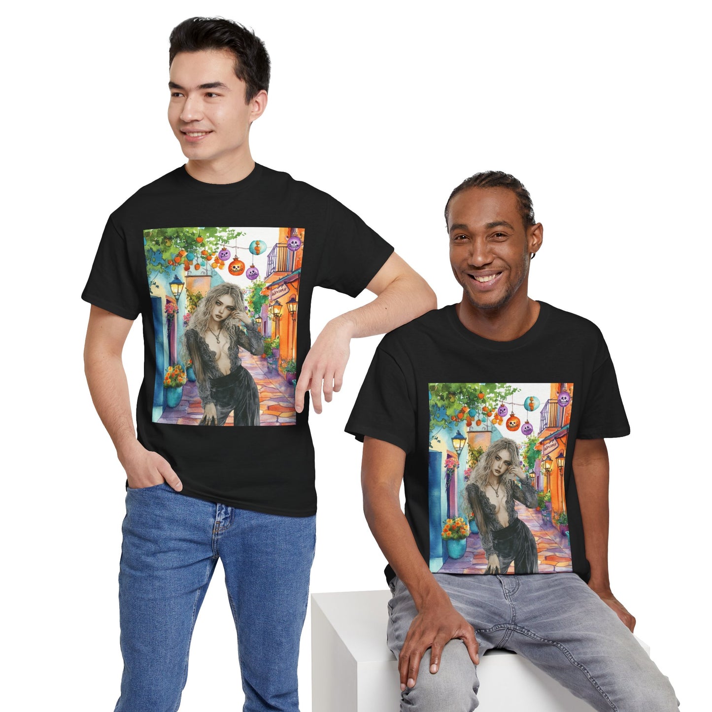 Vibrant Artistic T-Shirt, Casual Wear, Summer Style, Gift for Artists, Outdoor Adventures, Everyday Comfort