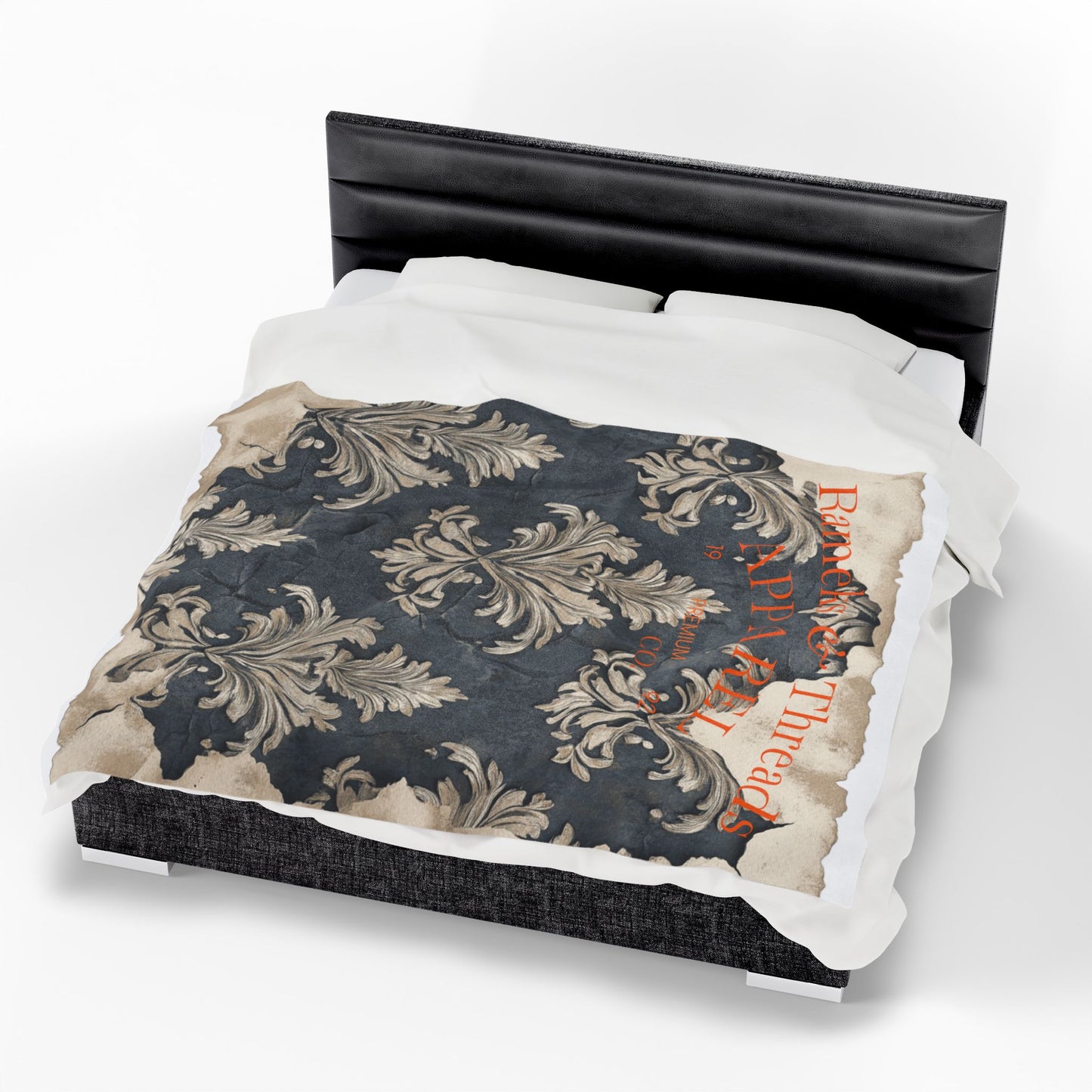 Vintage pattern Velveteen Plush Blanket