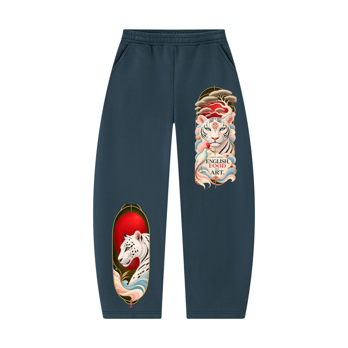 YukiHana Barrel Leg Sweatpants