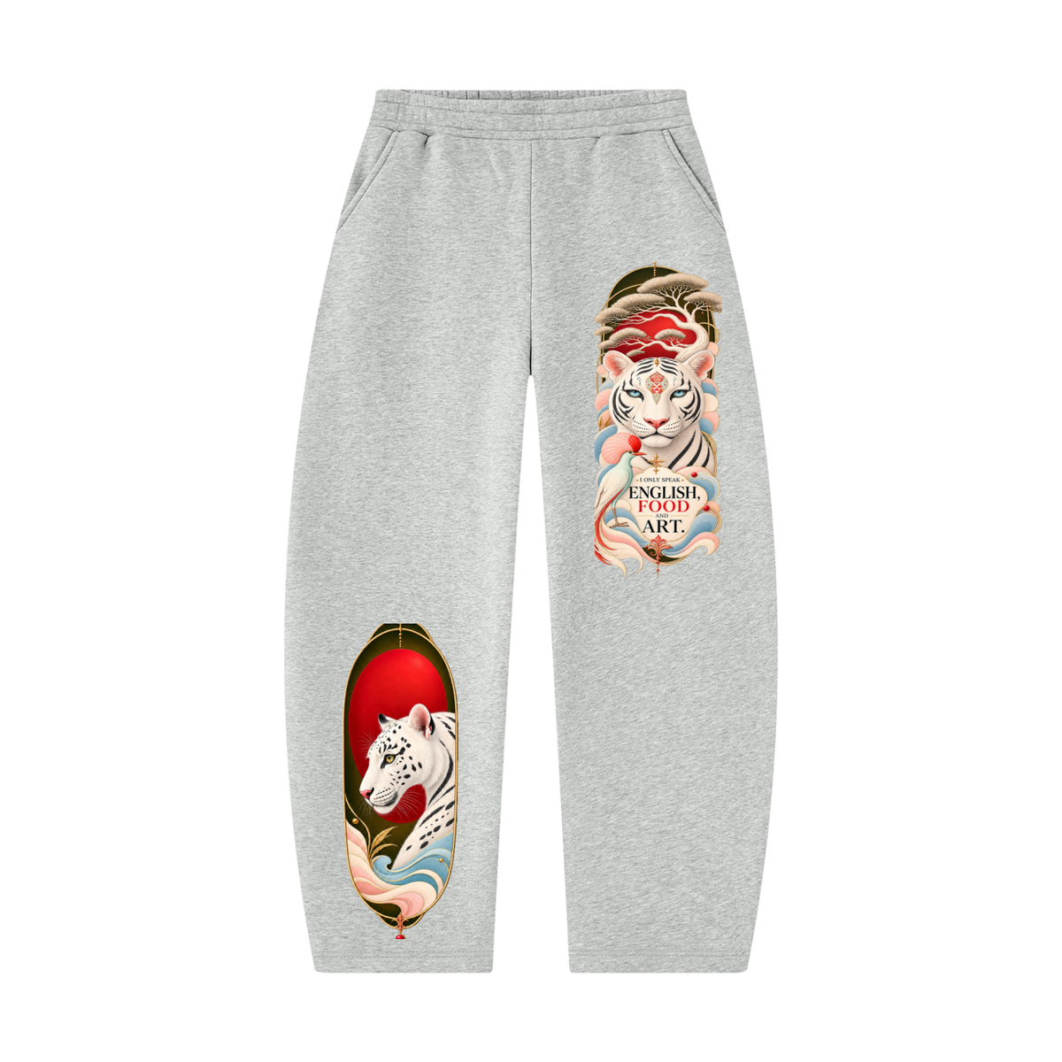 YukiHana Barrel Leg Sweatpants