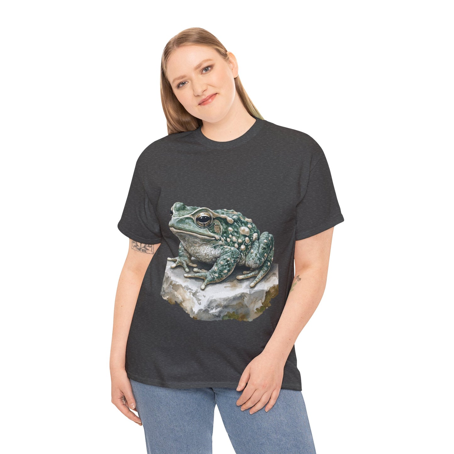 Frog Art Unisex Cotton Tee, Animal Lover Gift, Nature T-Shirt, Eco-Friendly Fashion, Men's & Women's Casual Wear
