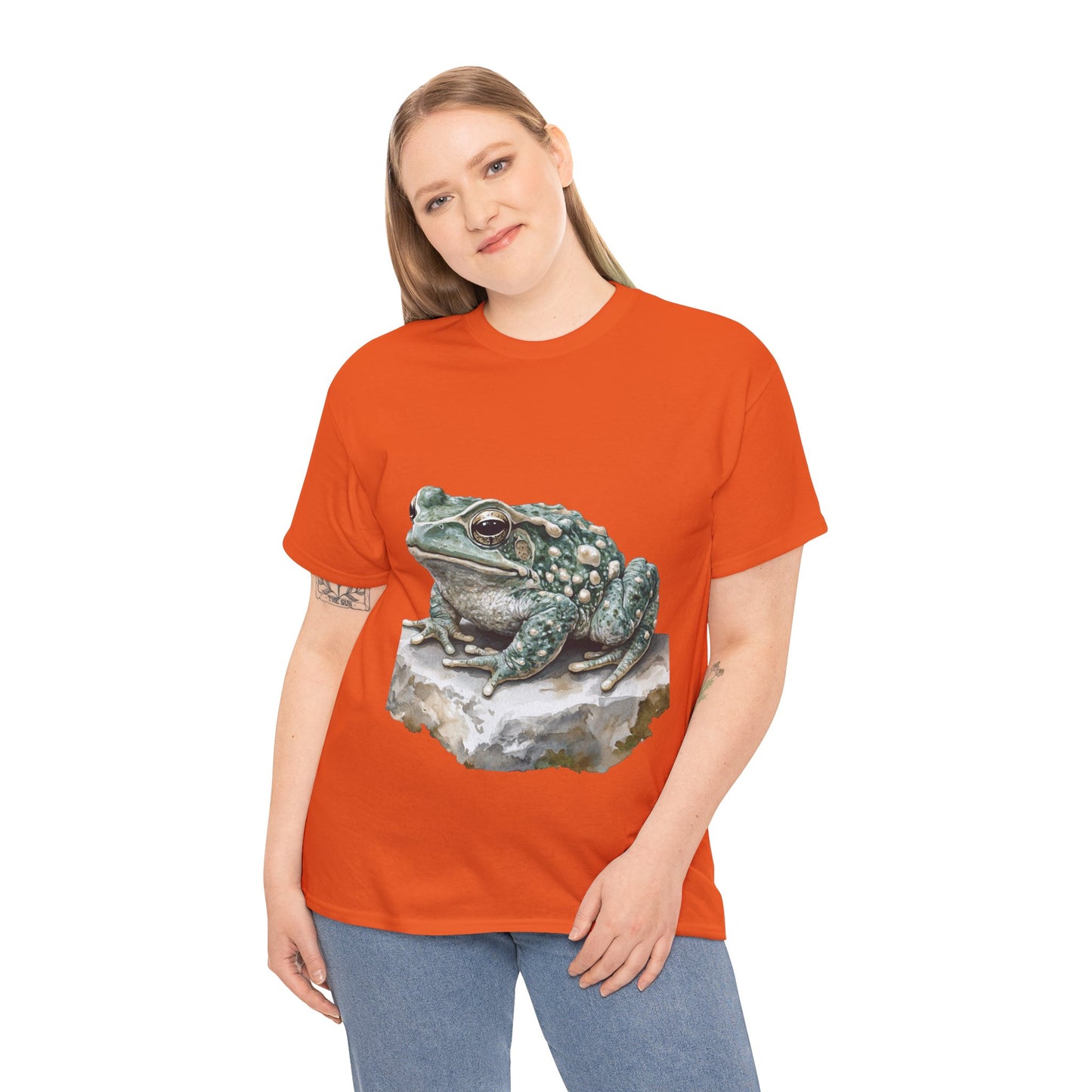 Frog Art Unisex Cotton Tee, Animal Lover Gift, Nature T-Shirt, Eco-Friendly Fashion, Men's & Women's Casual Wear