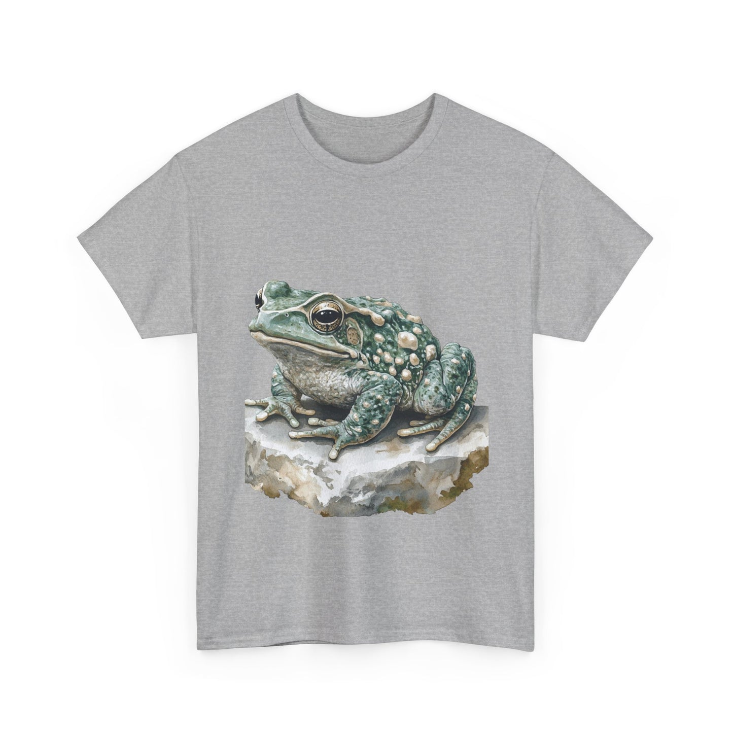 Frog Art Unisex Cotton Tee, Animal Lover Gift, Nature T-Shirt, Eco-Friendly Fashion, Men's & Women's Casual Wear