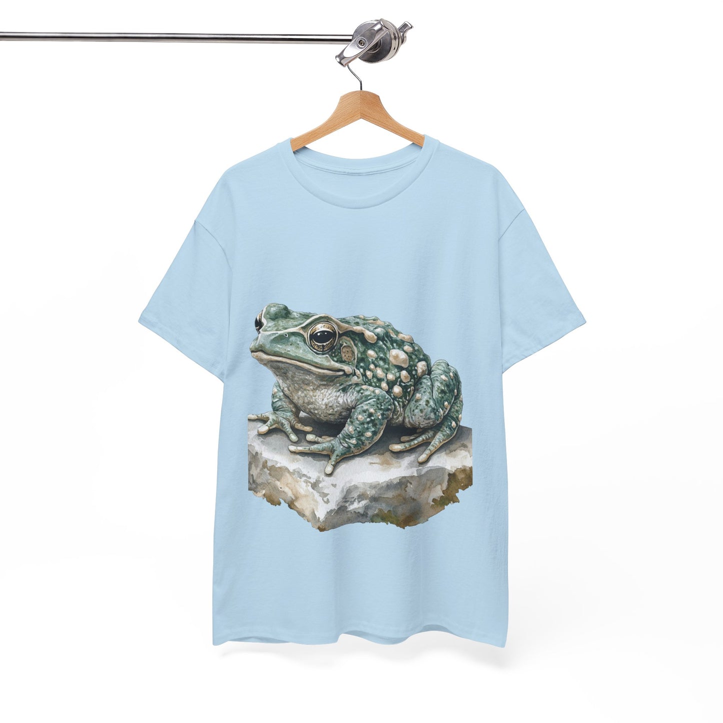 Frog Art Unisex Cotton Tee, Animal Lover Gift, Nature T-Shirt, Eco-Friendly Fashion, Men's & Women's Casual Wear
