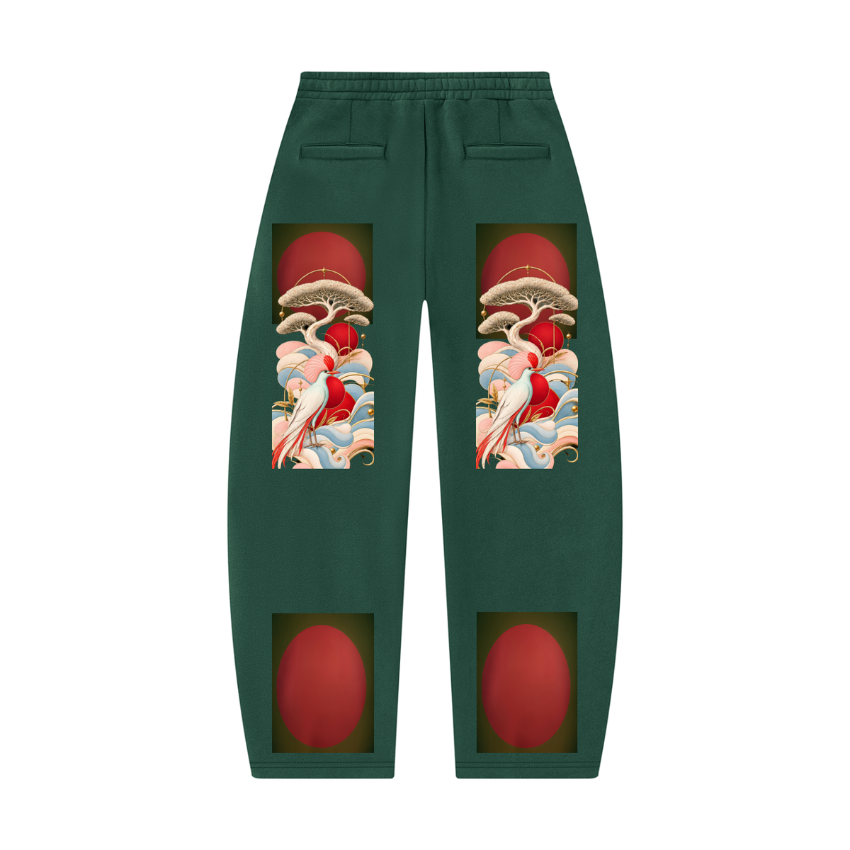 YukiHana Barrel Leg Sweatpants