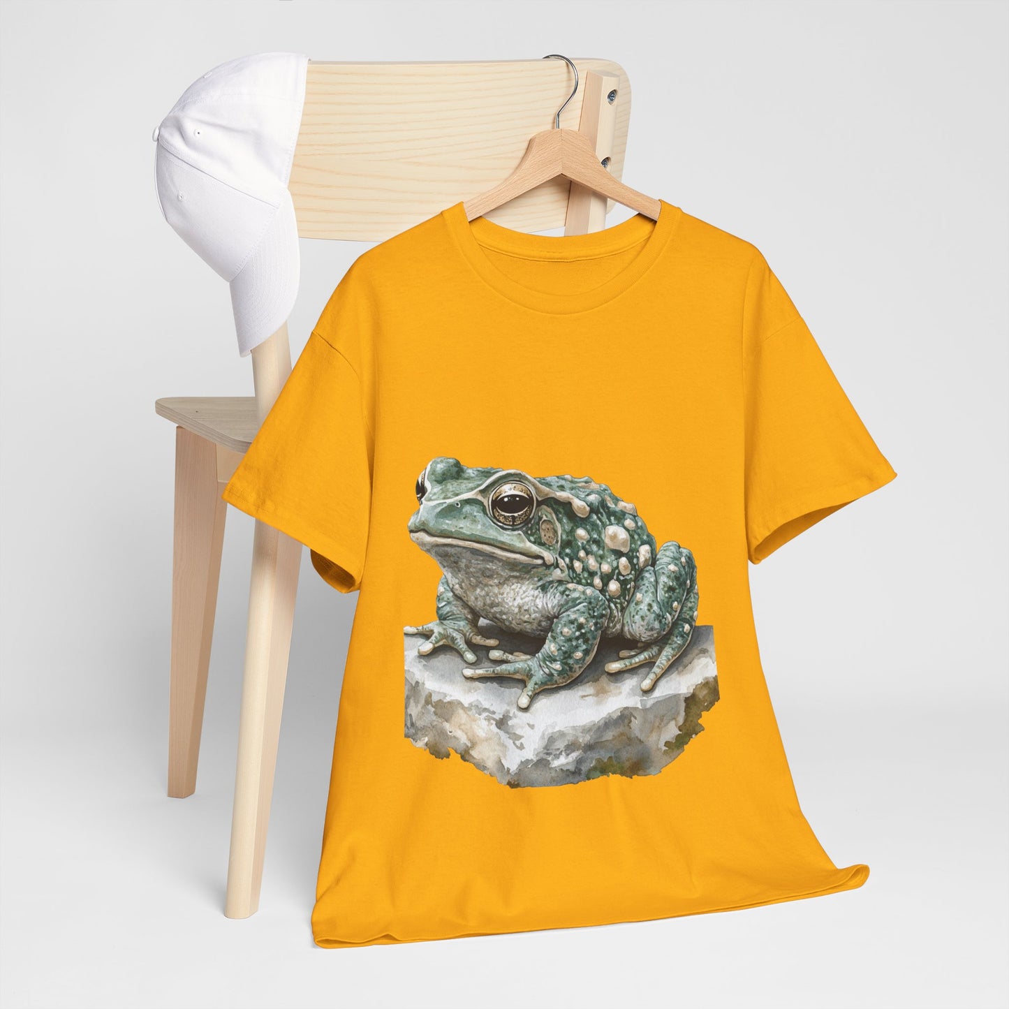 Frog Art Unisex Cotton Tee, Animal Lover Gift, Nature T-Shirt, Eco-Friendly Fashion, Men's & Women's Casual Wear