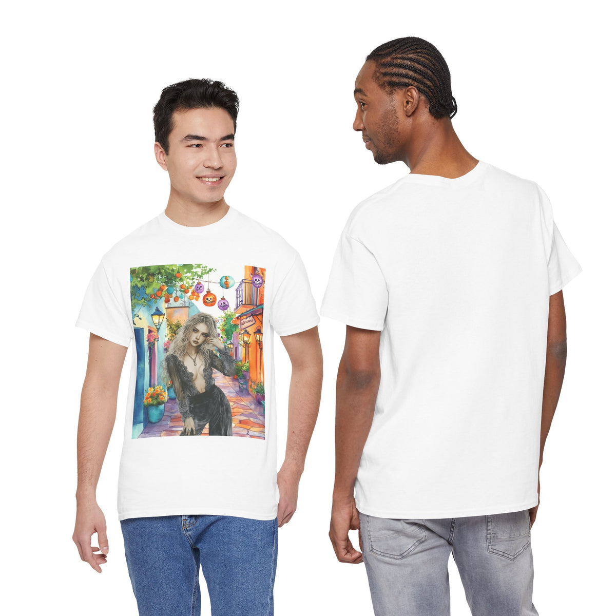Vibrant Artistic T-Shirt, Casual Wear, Summer Style, Gift for Artists, Outdoor Adventures, Everyday Comfort