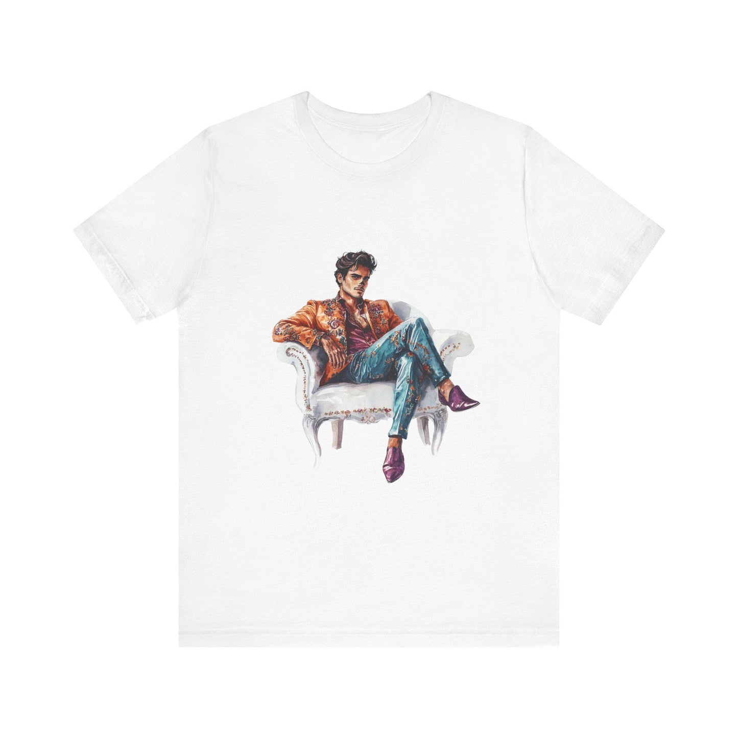 Artsy Graphic Tee: Vibrant Colors, Stylish Fashion