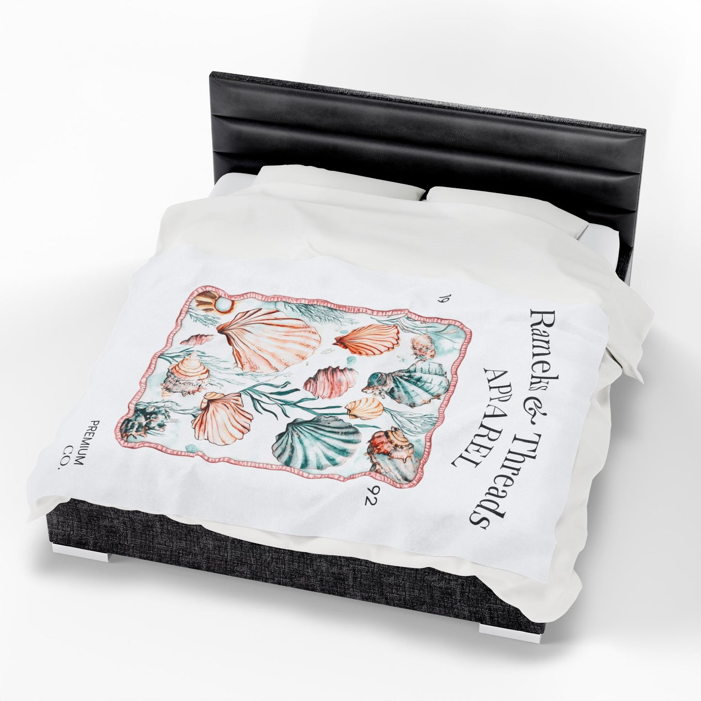 Ocean Velveteen Plush Blanket