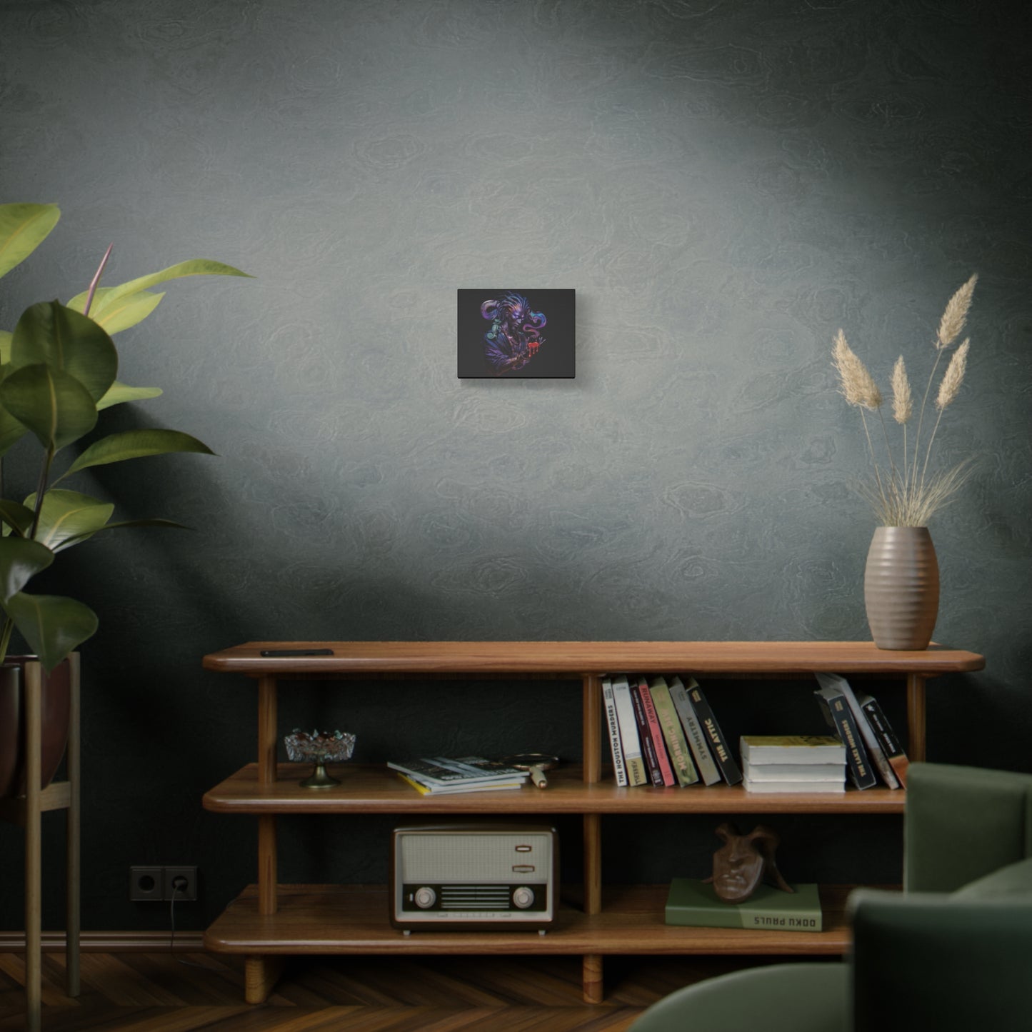 Mystic Sorcerer Canvas Print — Dark Fantasy Wall Art