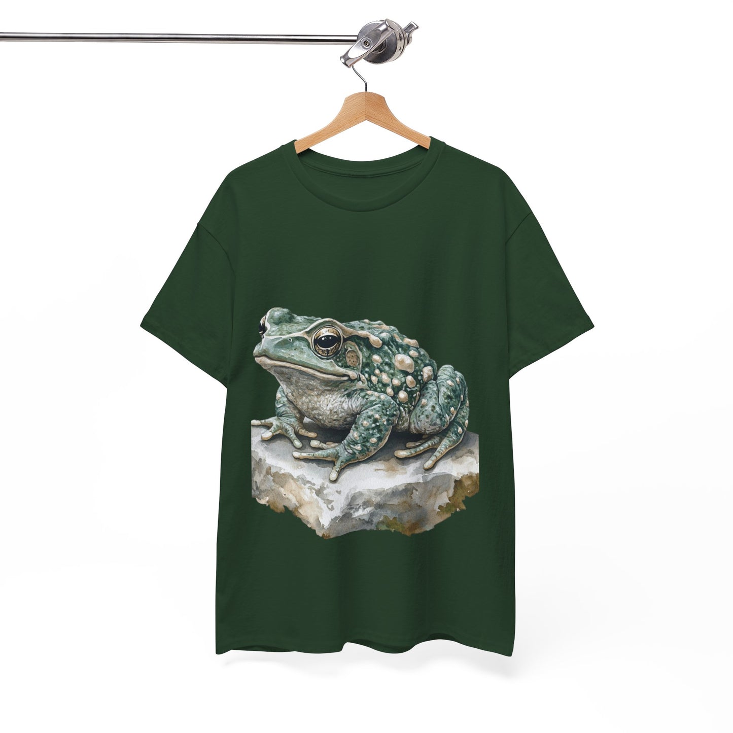 Frog Art Unisex Cotton Tee, Animal Lover Gift, Nature T-Shirt, Eco-Friendly Fashion, Men's & Women's Casual Wear