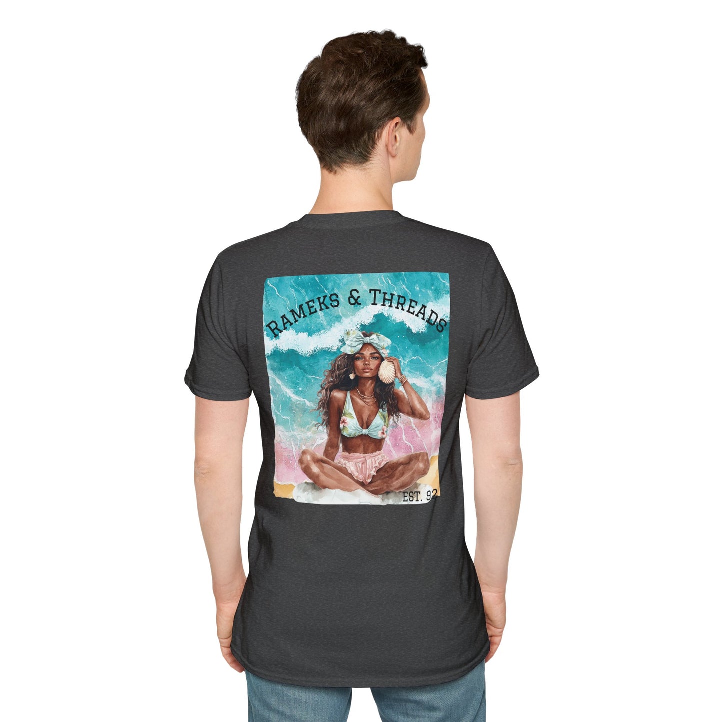 T-Shirt — "Rest Mode Activated" Floral Beach Graphic Tee