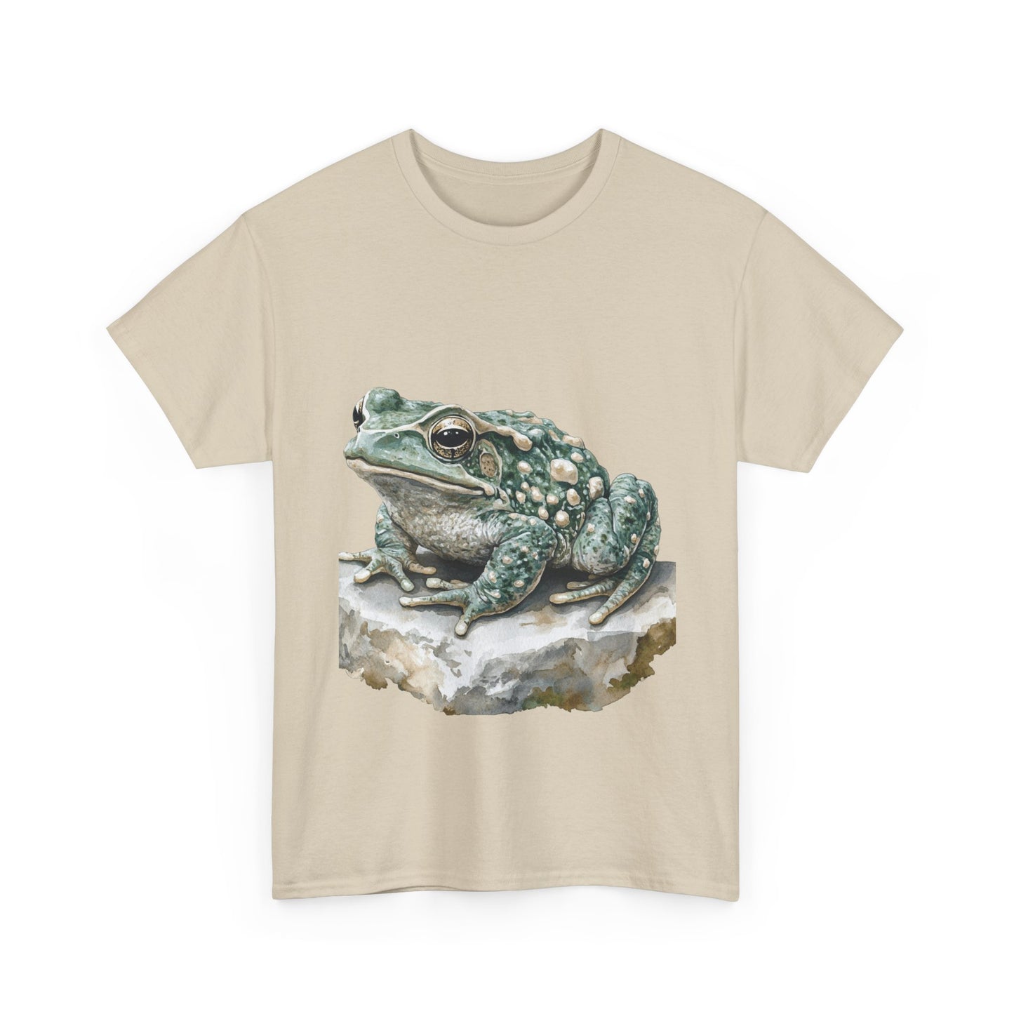Frog Art Unisex Cotton Tee, Animal Lover Gift, Nature T-Shirt, Eco-Friendly Fashion, Men's & Women's Casual Wear