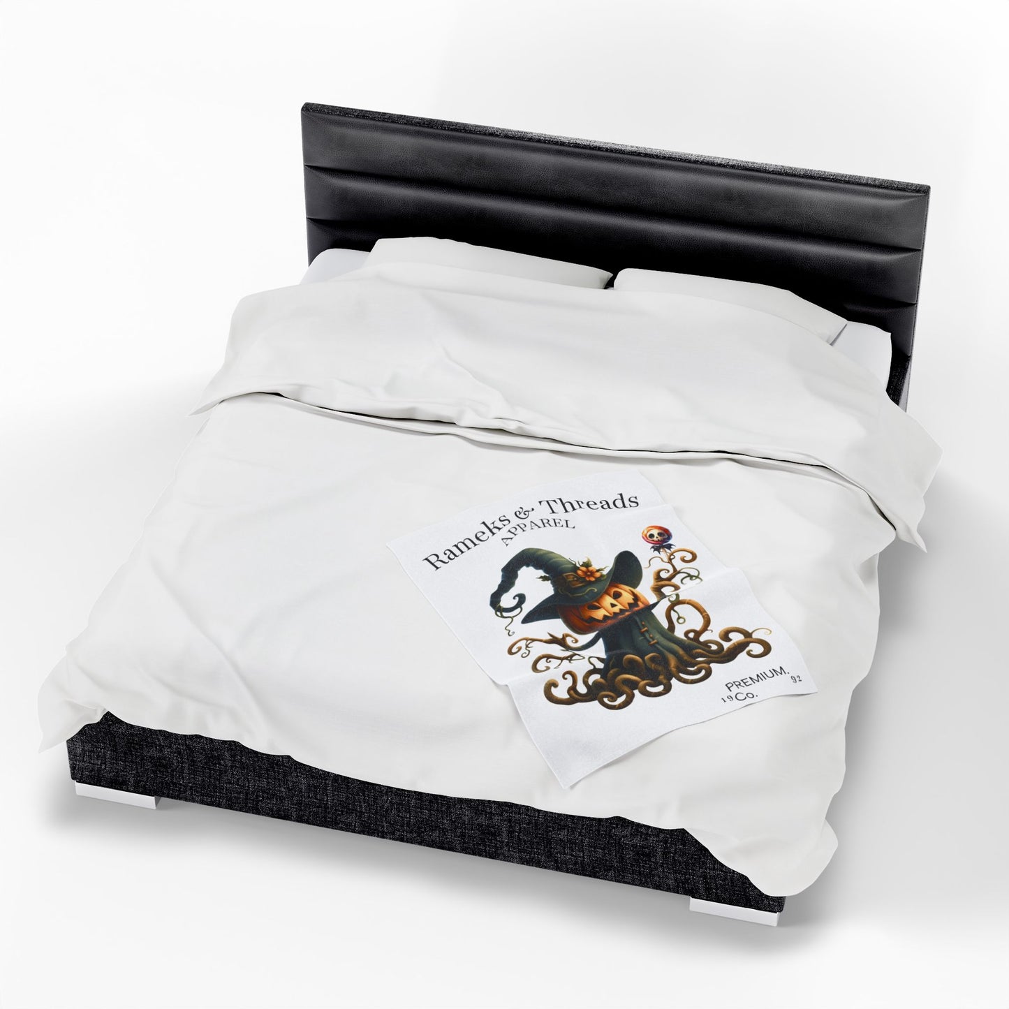 Pumpkin Monters Velveteen Plush Blanket