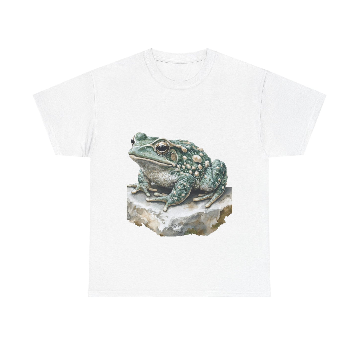 Frog Art Unisex Cotton Tee, Animal Lover Gift, Nature T-Shirt, Eco-Friendly Fashion, Men's & Women's Casual Wear