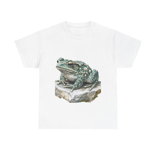 Frog Art Unisex Cotton Tee, Animal Lover Gift, Nature T-Shirt, Eco-Friendly Fashion, Men's & Women's Casual Wear