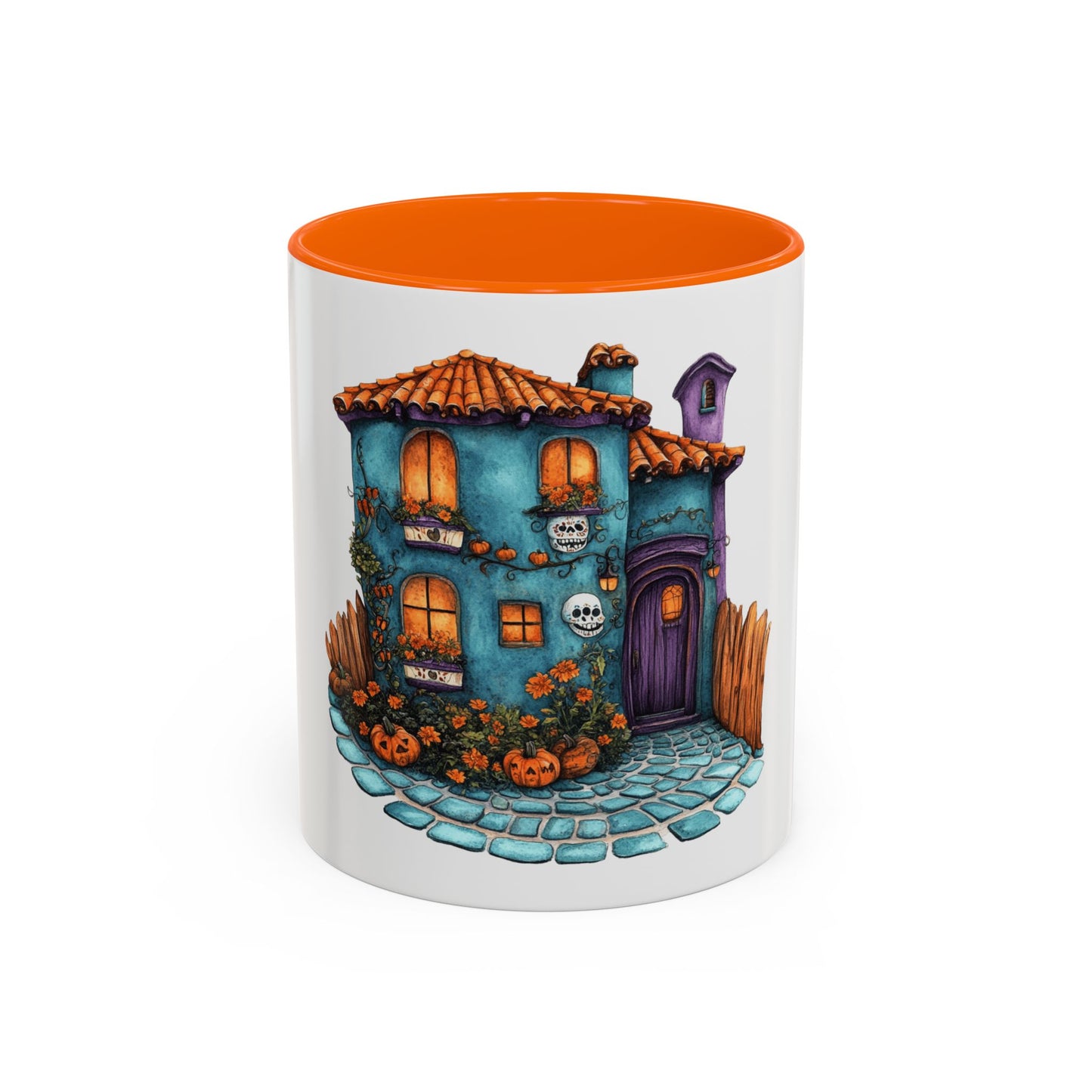 Charming Haunted House Mug - Perfect for Halloween, Coffee Lovers, Home Decor, Gift Idea, Unique Art