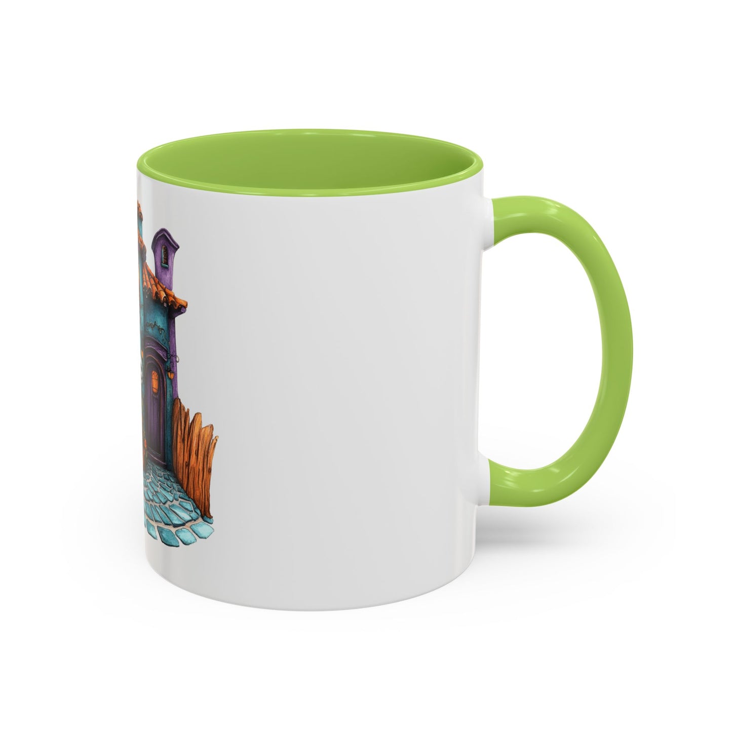 Charming Haunted House Mug - Perfect for Halloween, Coffee Lovers, Home Decor, Gift Idea, Unique Art