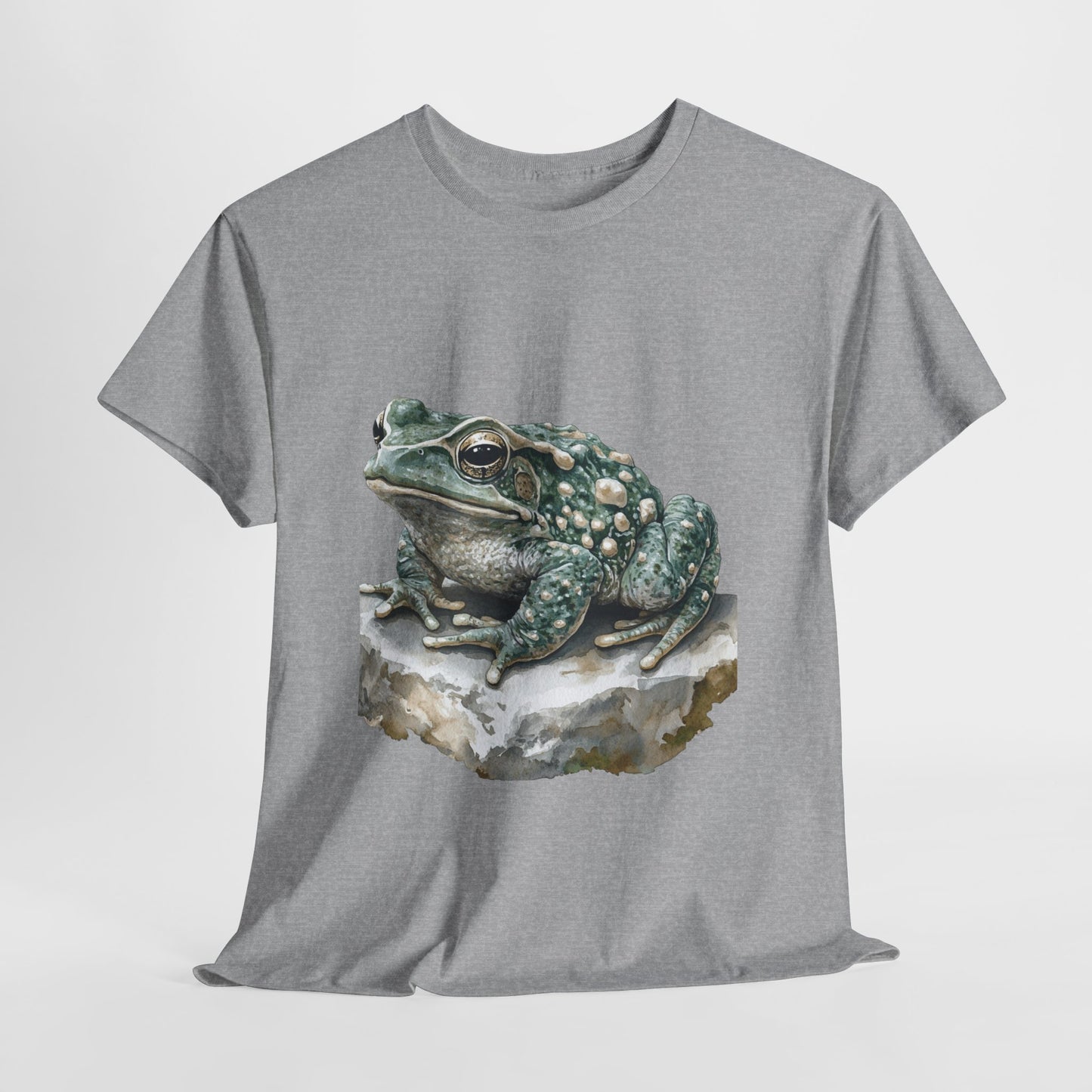Frog Art Unisex Cotton Tee, Animal Lover Gift, Nature T-Shirt, Eco-Friendly Fashion, Men's & Women's Casual Wear
