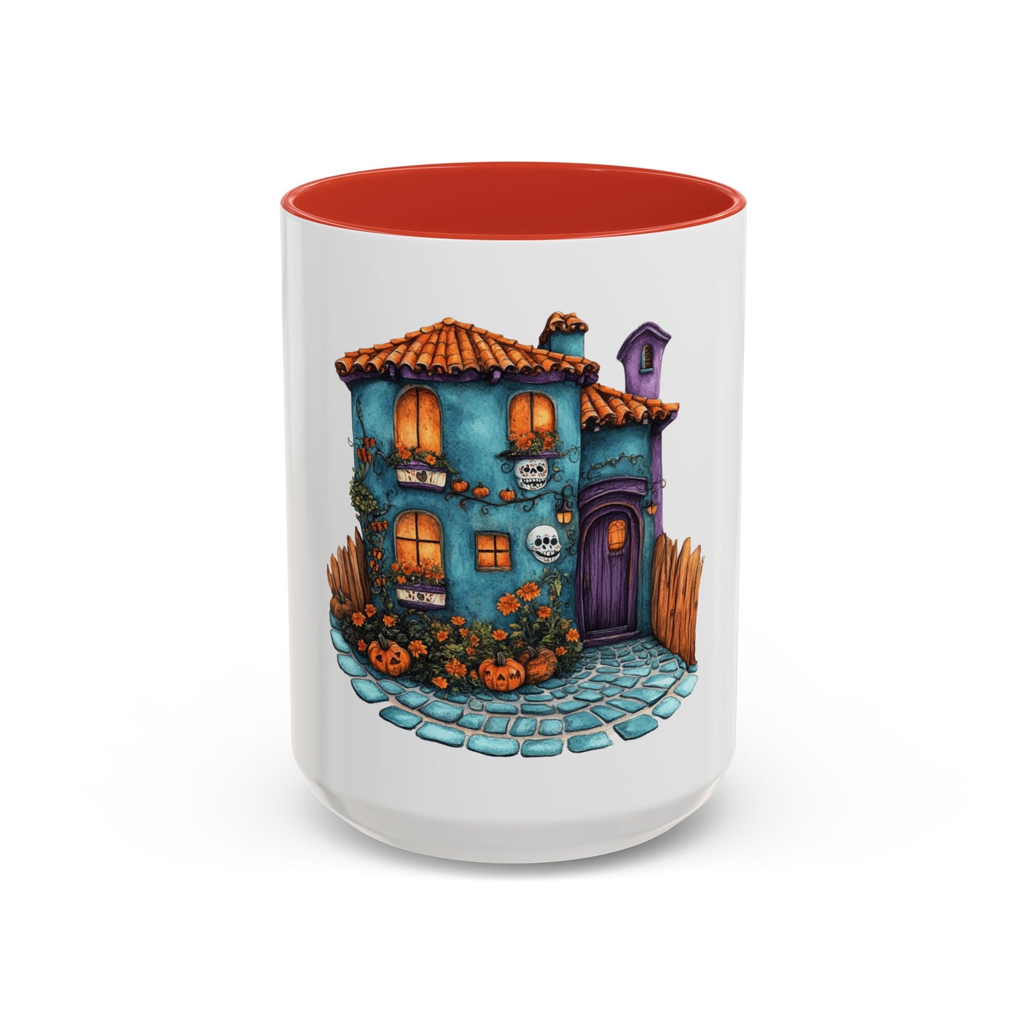 Charming Haunted House Mug - Perfect for Halloween, Coffee Lovers, Home Decor, Gift Idea, Unique Art