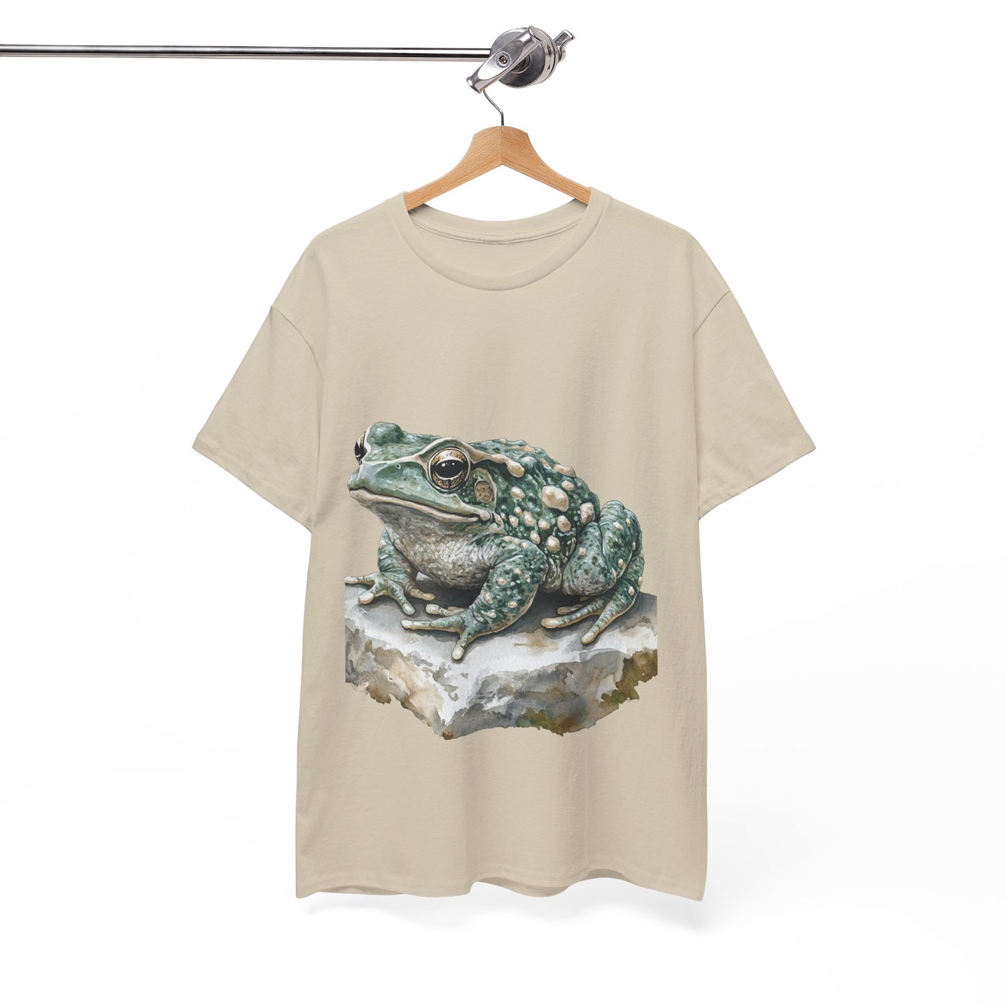 Frog Art Unisex Cotton Tee, Animal Lover Gift, Nature T-Shirt, Eco-Friendly Fashion, Men's & Women's Casual Wear