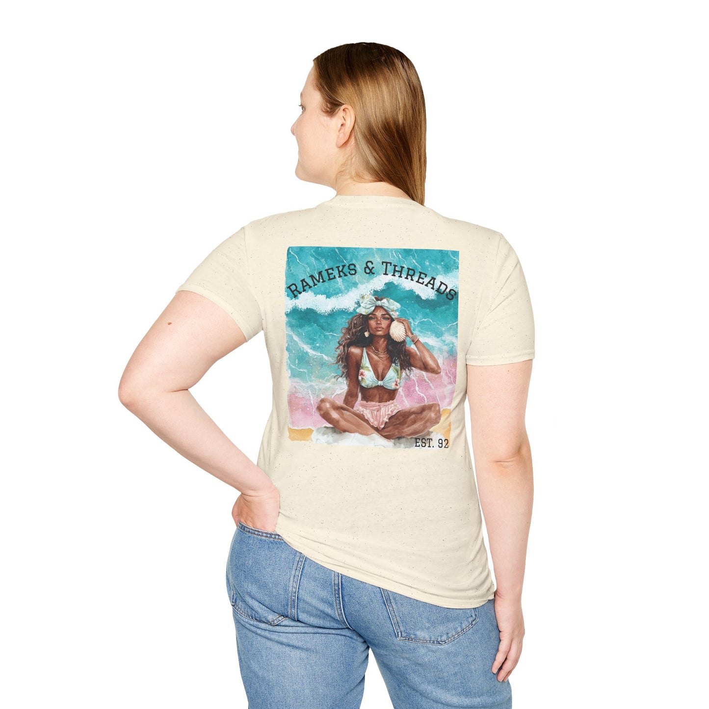 T-Shirt — "Rest Mode Activated" Floral Beach Graphic Tee