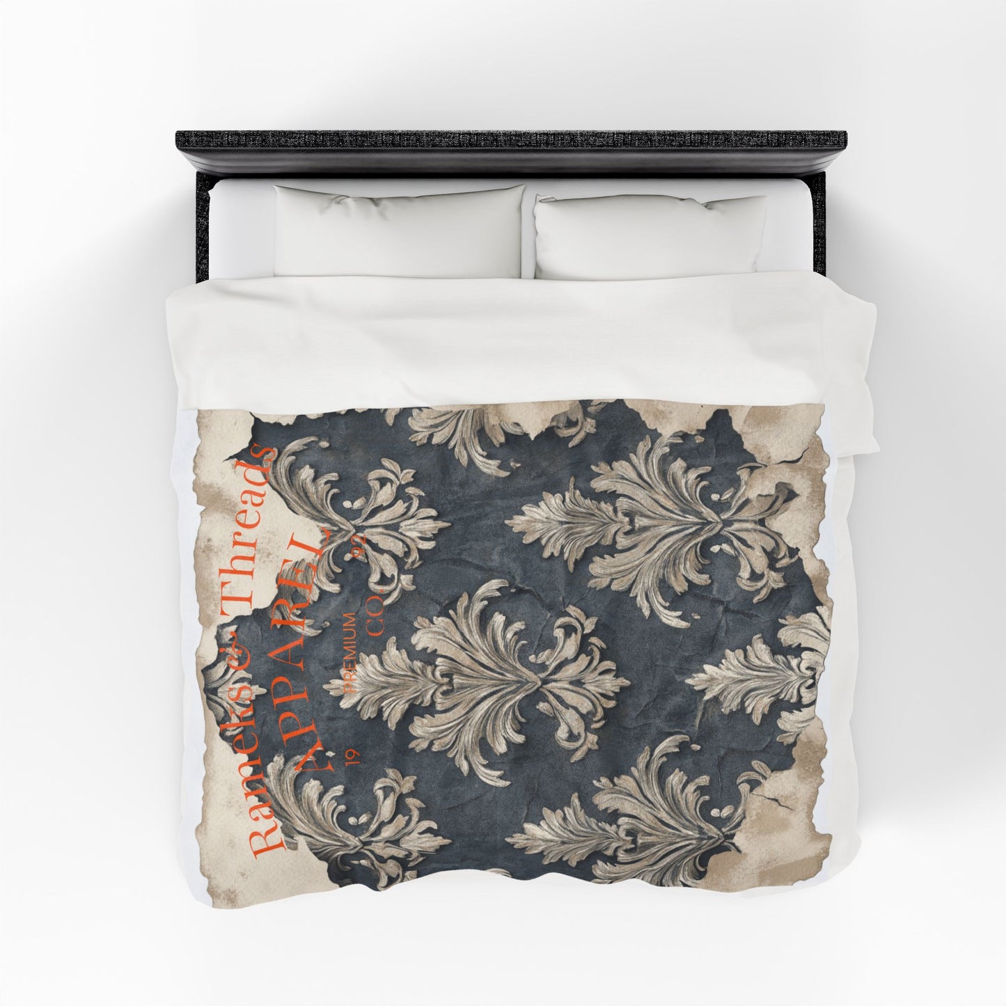 Vintage pattern Velveteen Plush Blanket