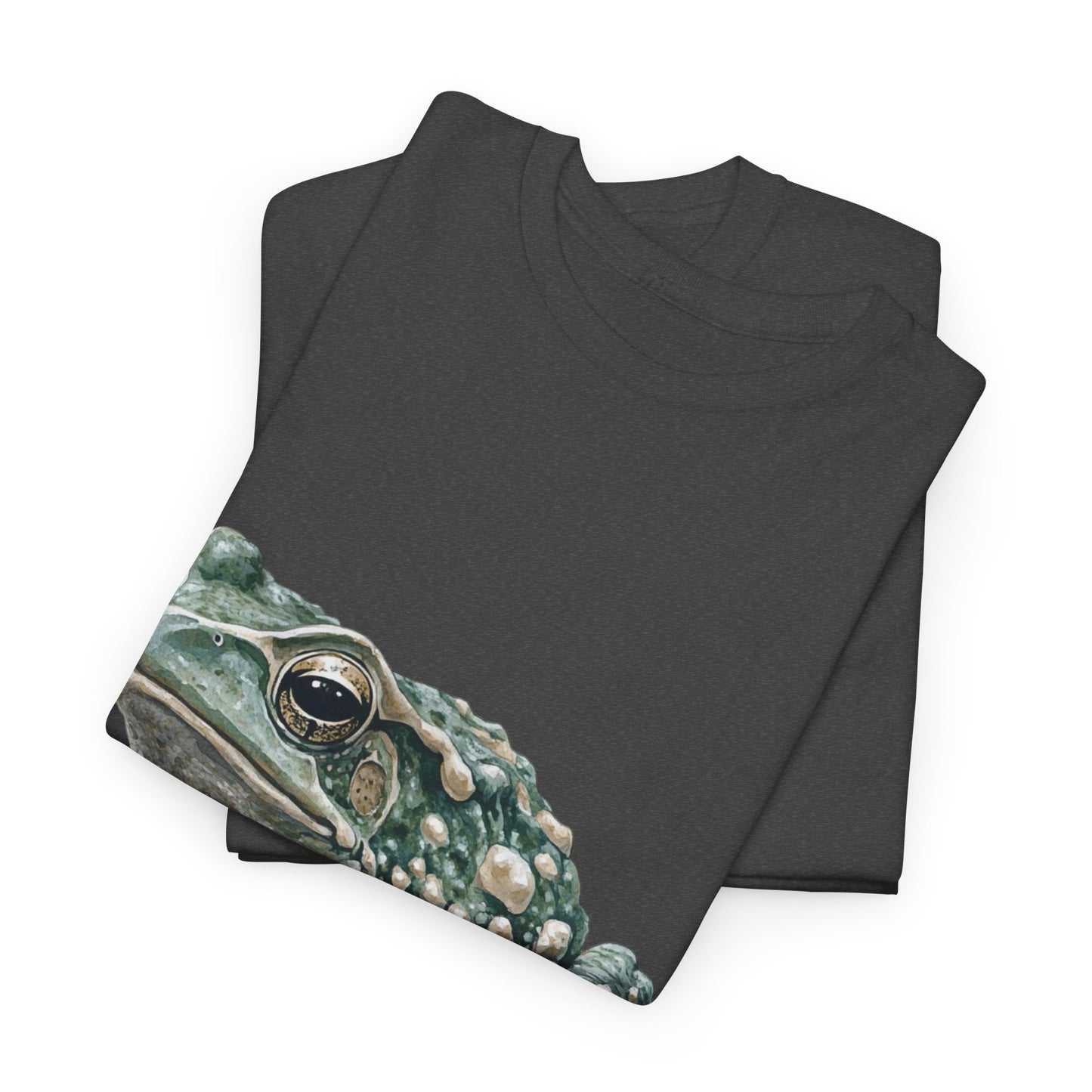 Frog Art Unisex Cotton Tee, Animal Lover Gift, Nature T-Shirt, Eco-Friendly Fashion, Men's & Women's Casual Wear