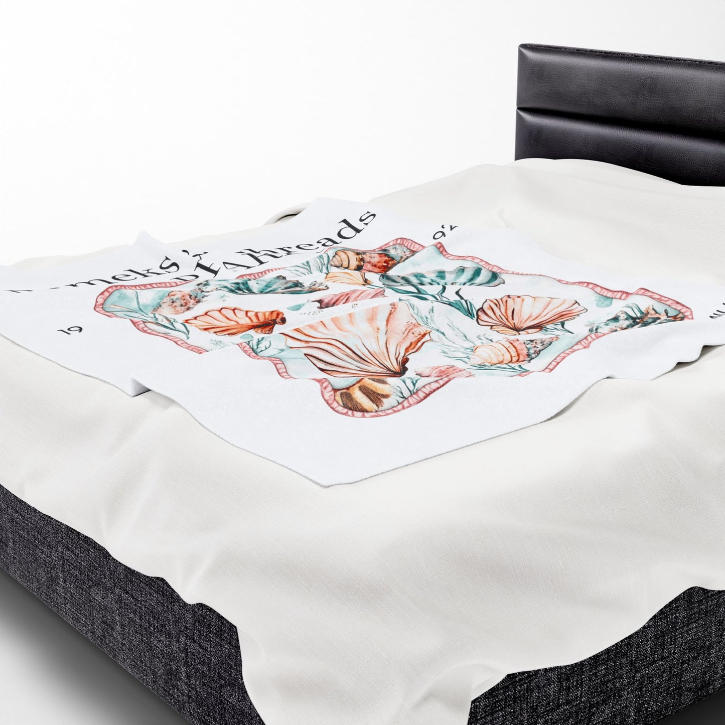 Ocean Velveteen Plush Blanket