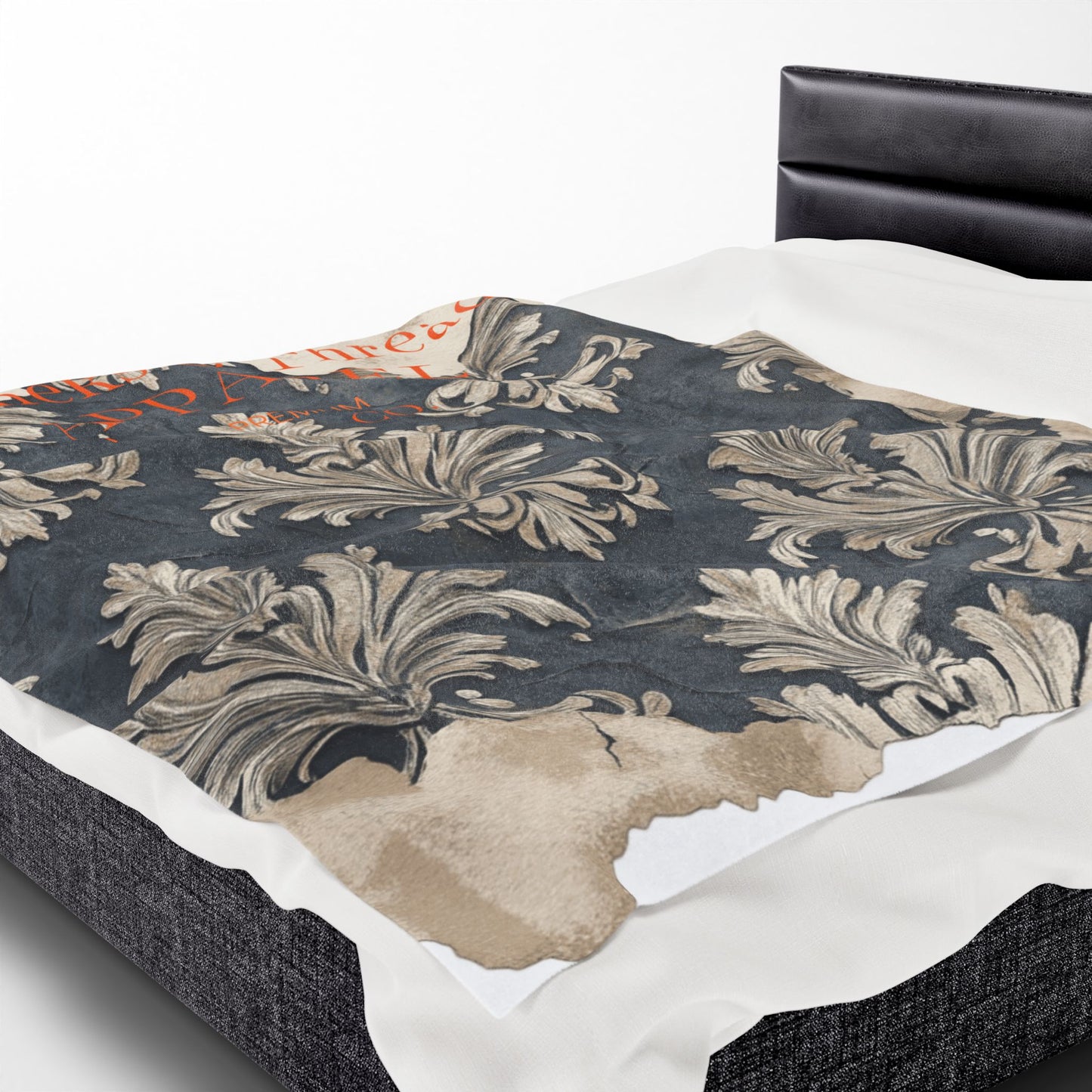 Vintage pattern Velveteen Plush Blanket