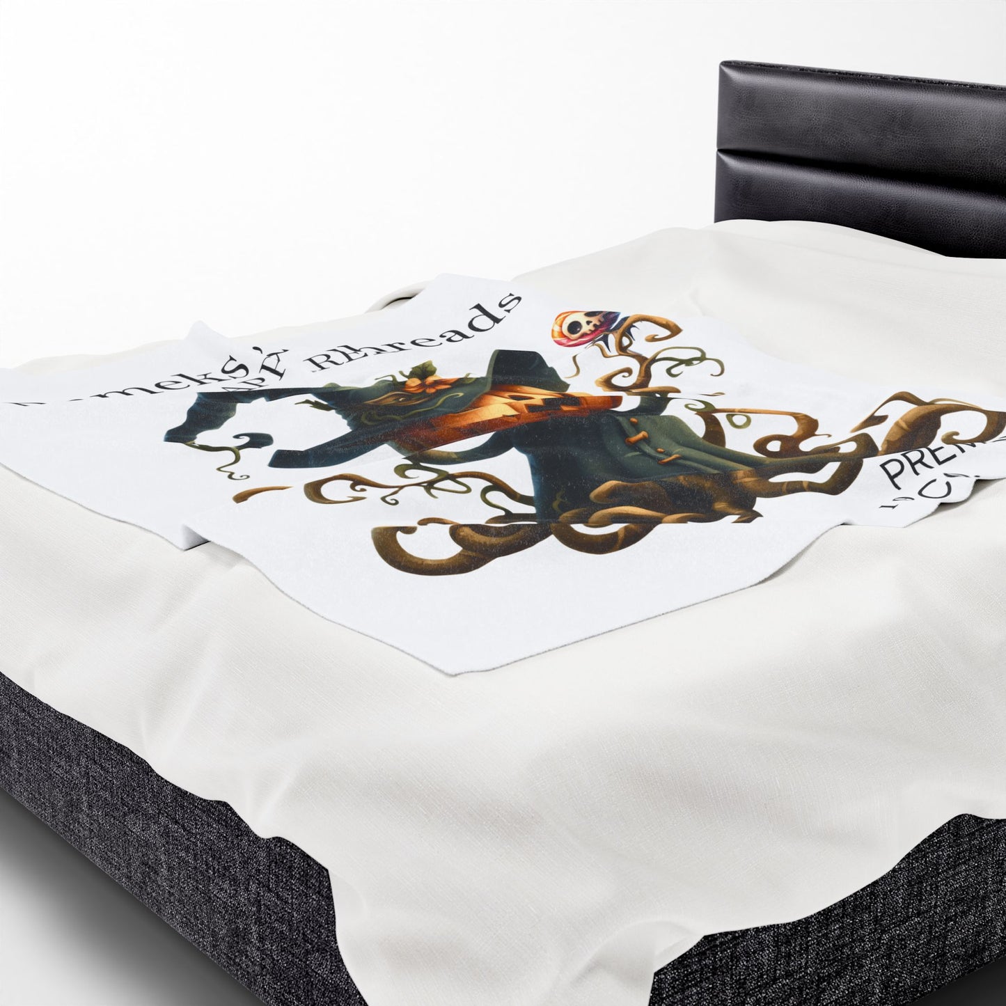 Pumpkin Monters Velveteen Plush Blanket