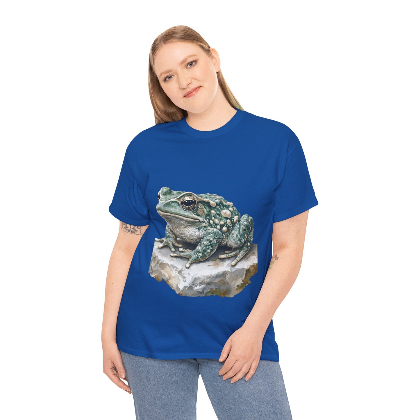 Frog Art Unisex Cotton Tee, Animal Lover Gift, Nature T-Shirt, Eco-Friendly Fashion, Men's & Women's Casual Wear