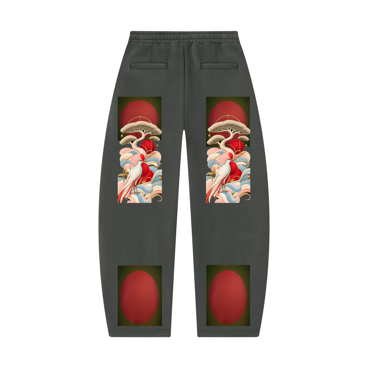 YukiHana Barrel Leg Sweatpants