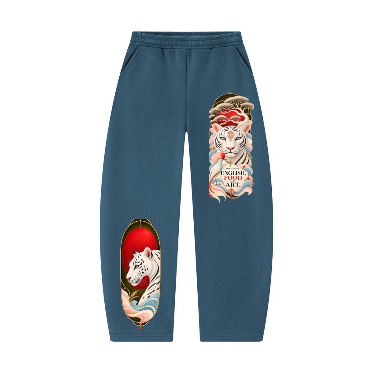 YukiHana Barrel Leg Sweatpants