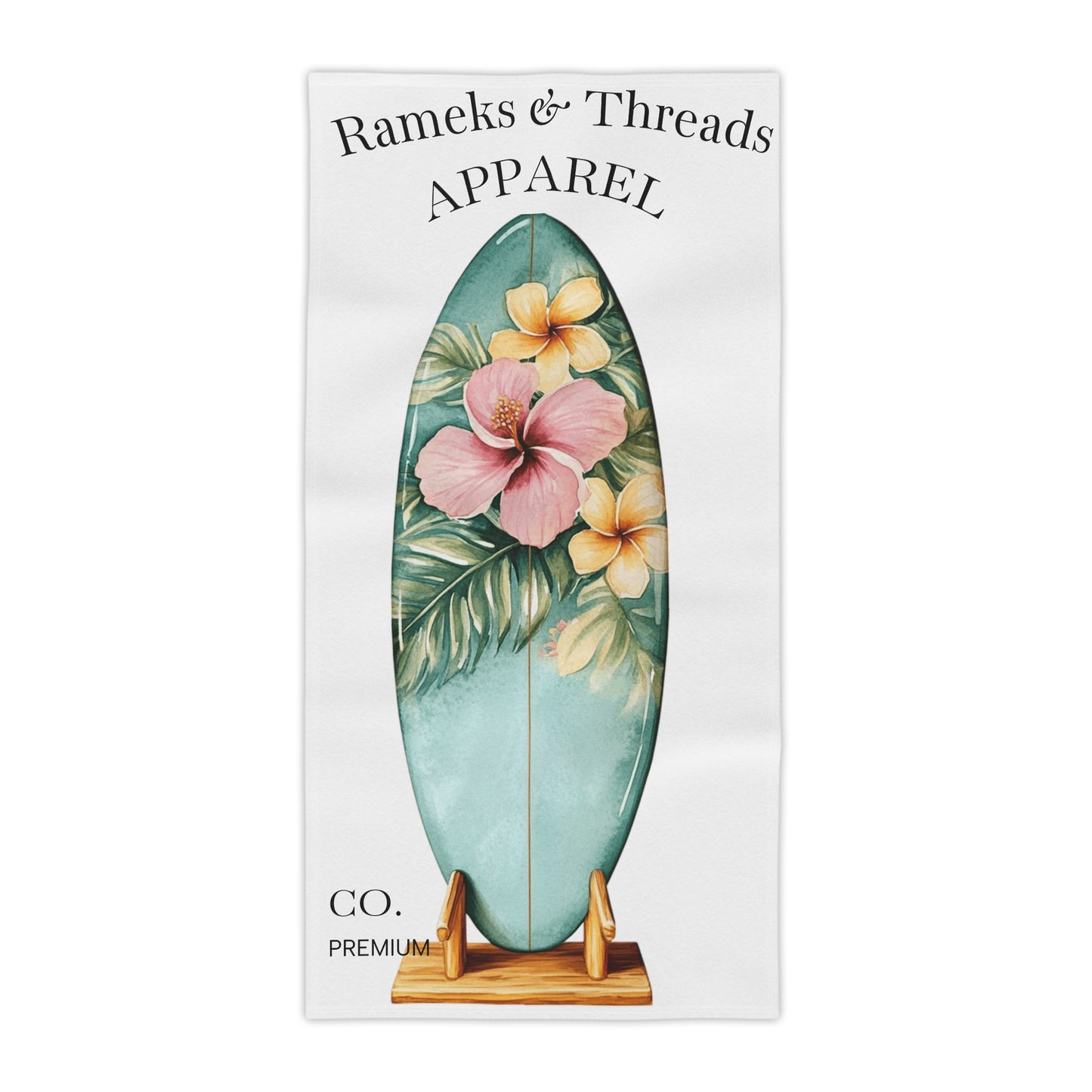 Tropical Surf Beach Towels, Vibrant Summer Essentials, Perfect for Beach Days, Pool Parties, Gifts for Surfers, Vacation Pick