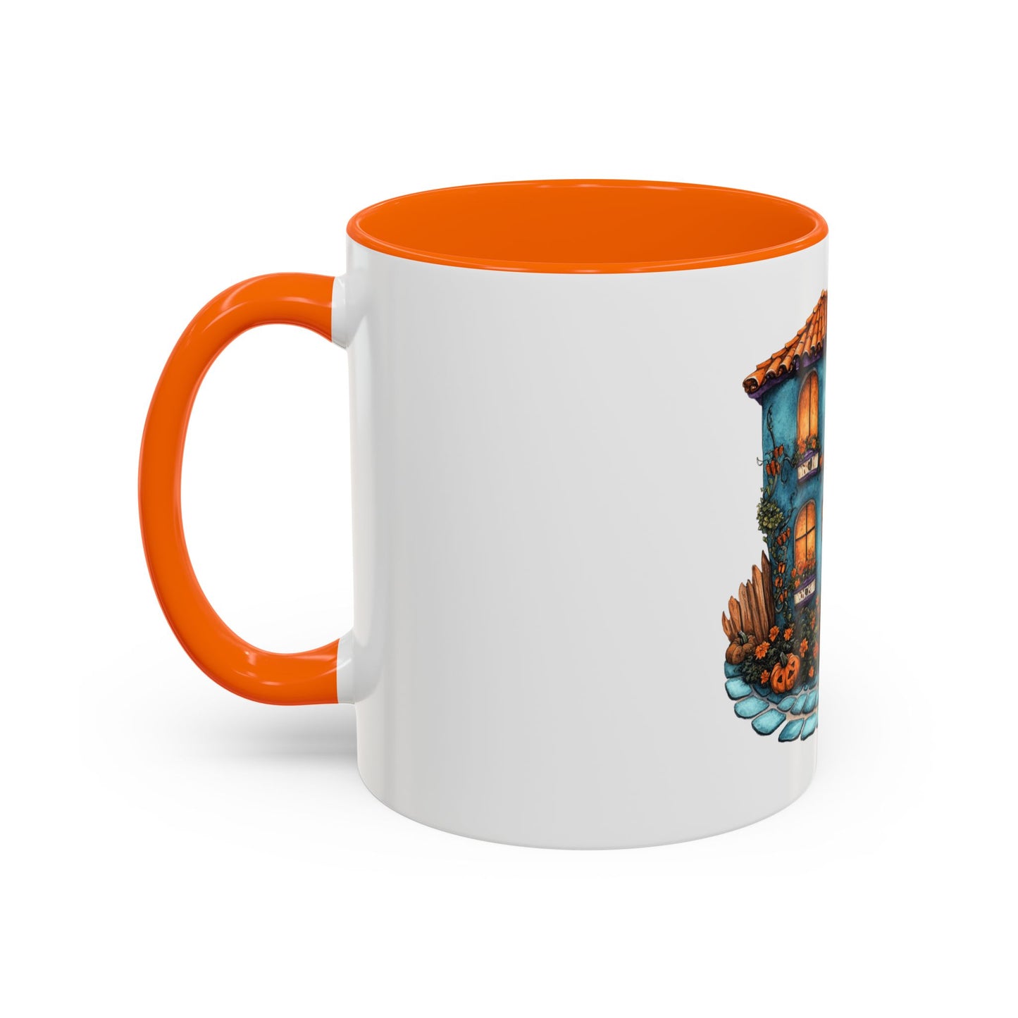 Charming Haunted House Mug - Perfect for Halloween, Coffee Lovers, Home Decor, Gift Idea, Unique Art