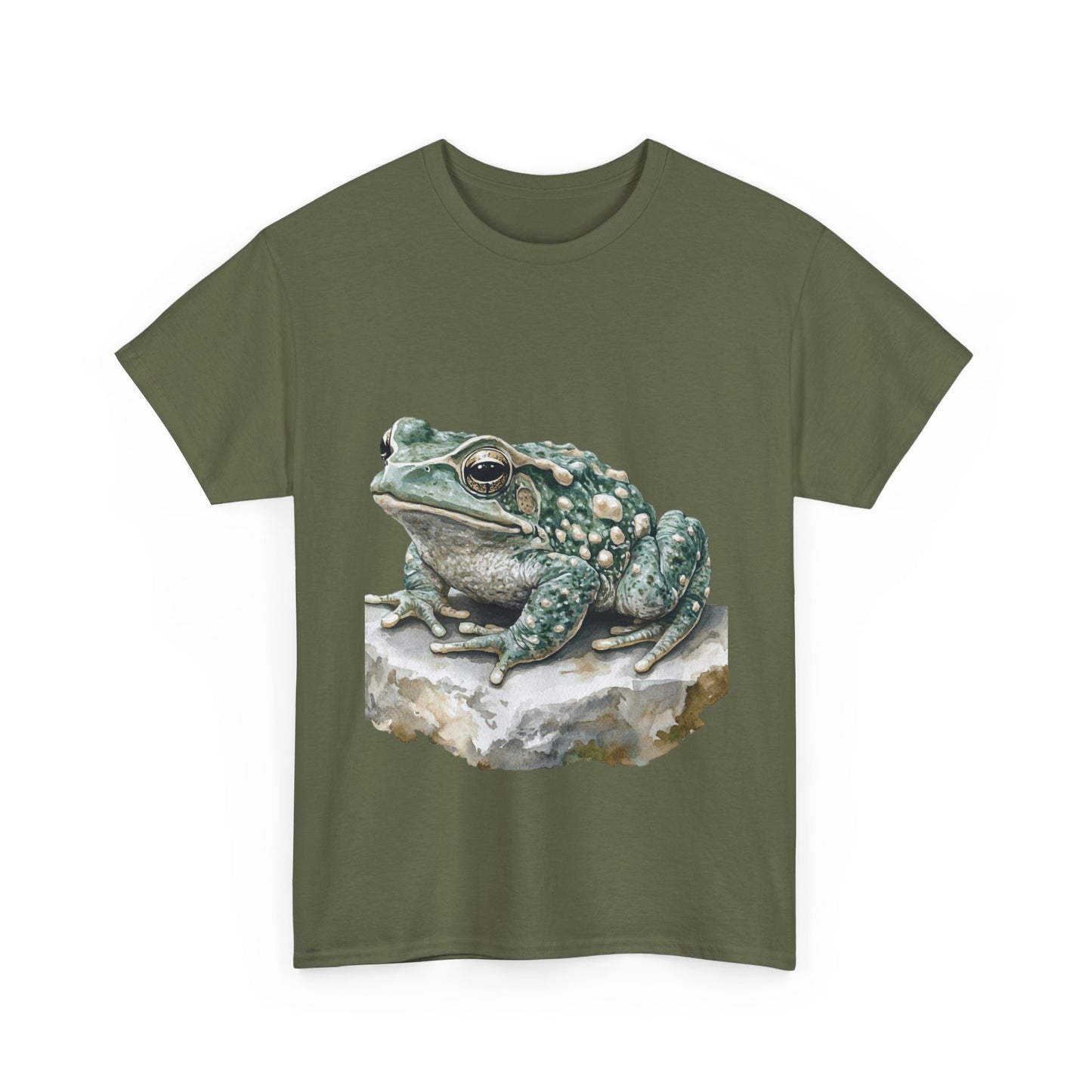 Frog Art Unisex Cotton Tee, Animal Lover Gift, Nature T-Shirt, Eco-Friendly Fashion, Men's & Women's Casual Wear