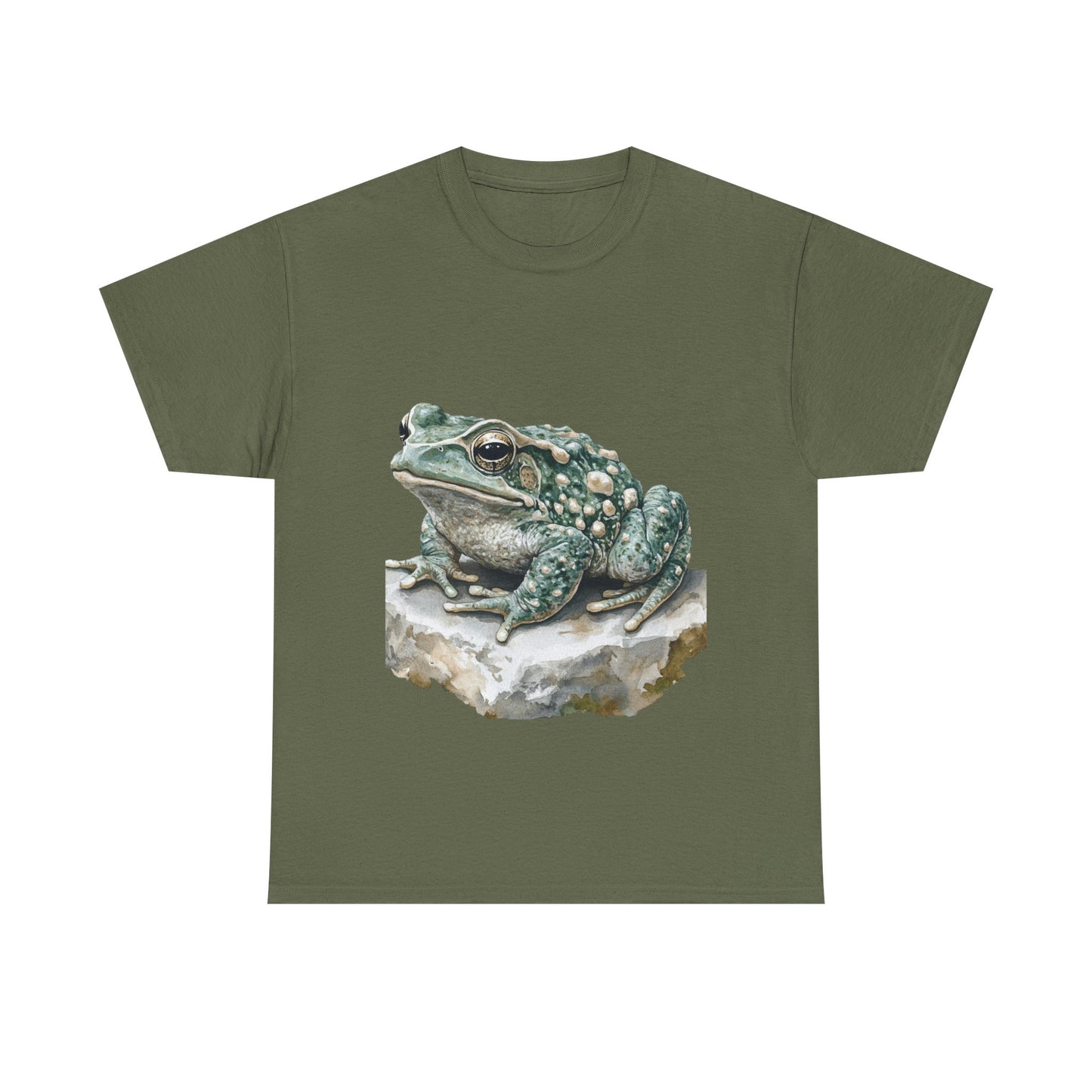 Frog Art Unisex Cotton Tee, Animal Lover Gift, Nature T-Shirt, Eco-Friendly Fashion, Men's & Women's Casual Wear