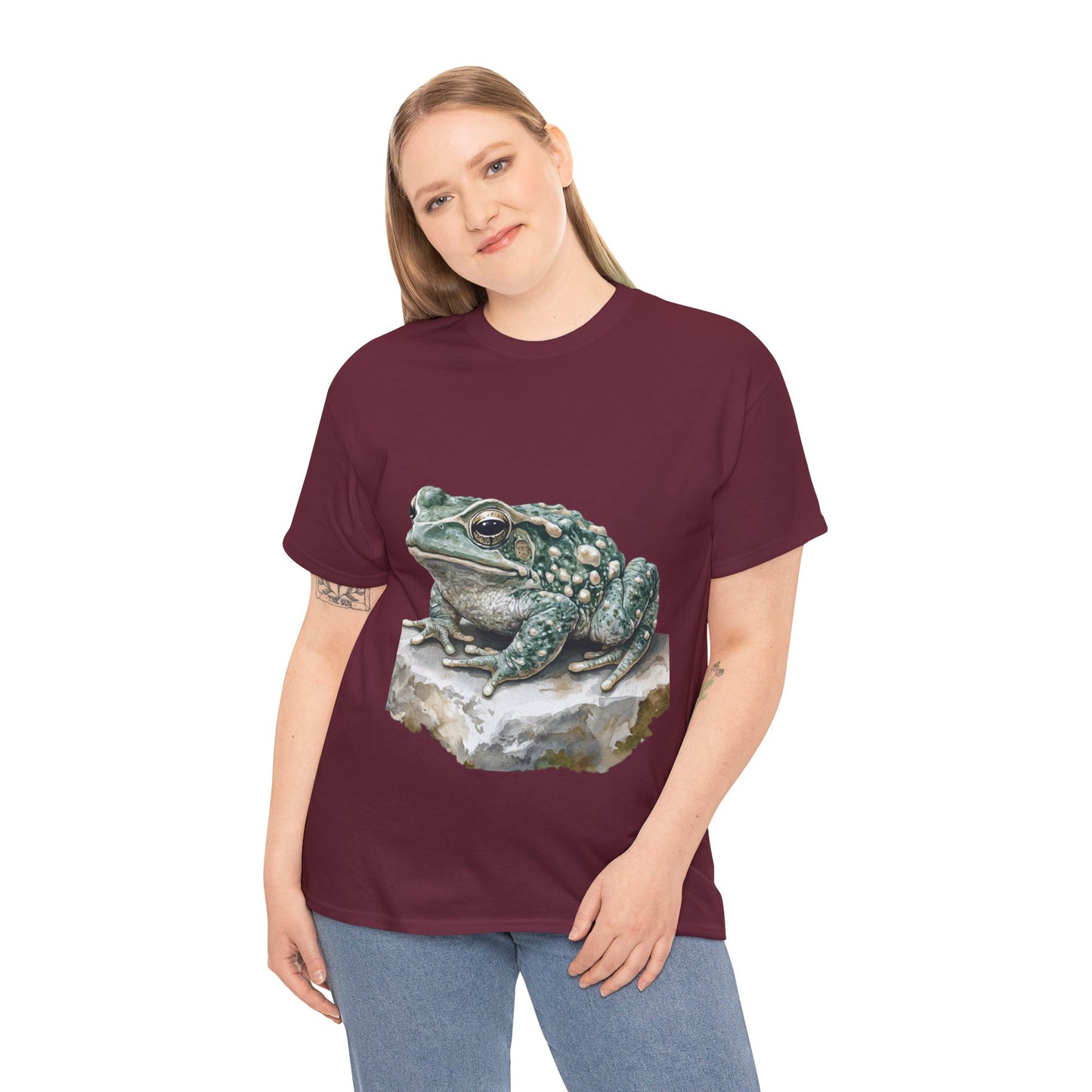 Frog Art Unisex Cotton Tee, Animal Lover Gift, Nature T-Shirt, Eco-Friendly Fashion, Men's & Women's Casual Wear