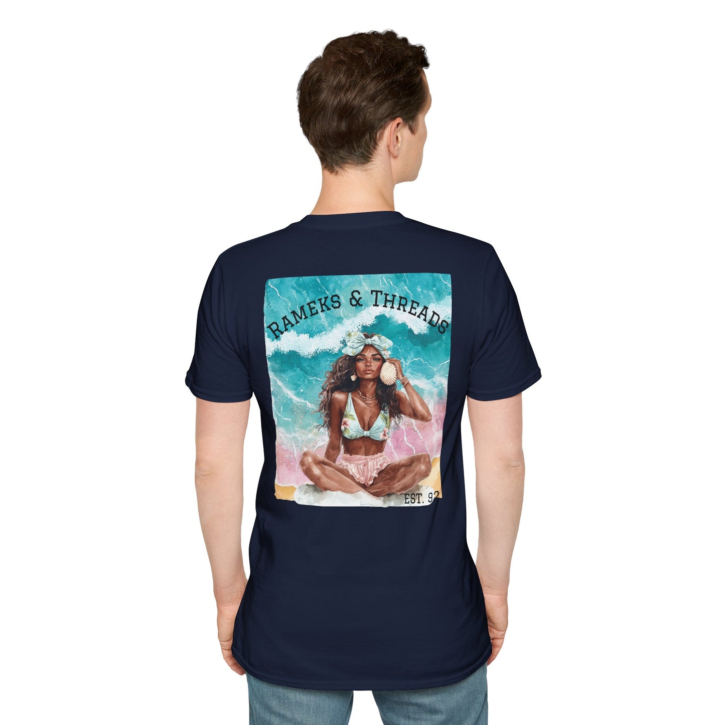 T-Shirt — "Rest Mode Activated" Floral Beach Graphic Tee