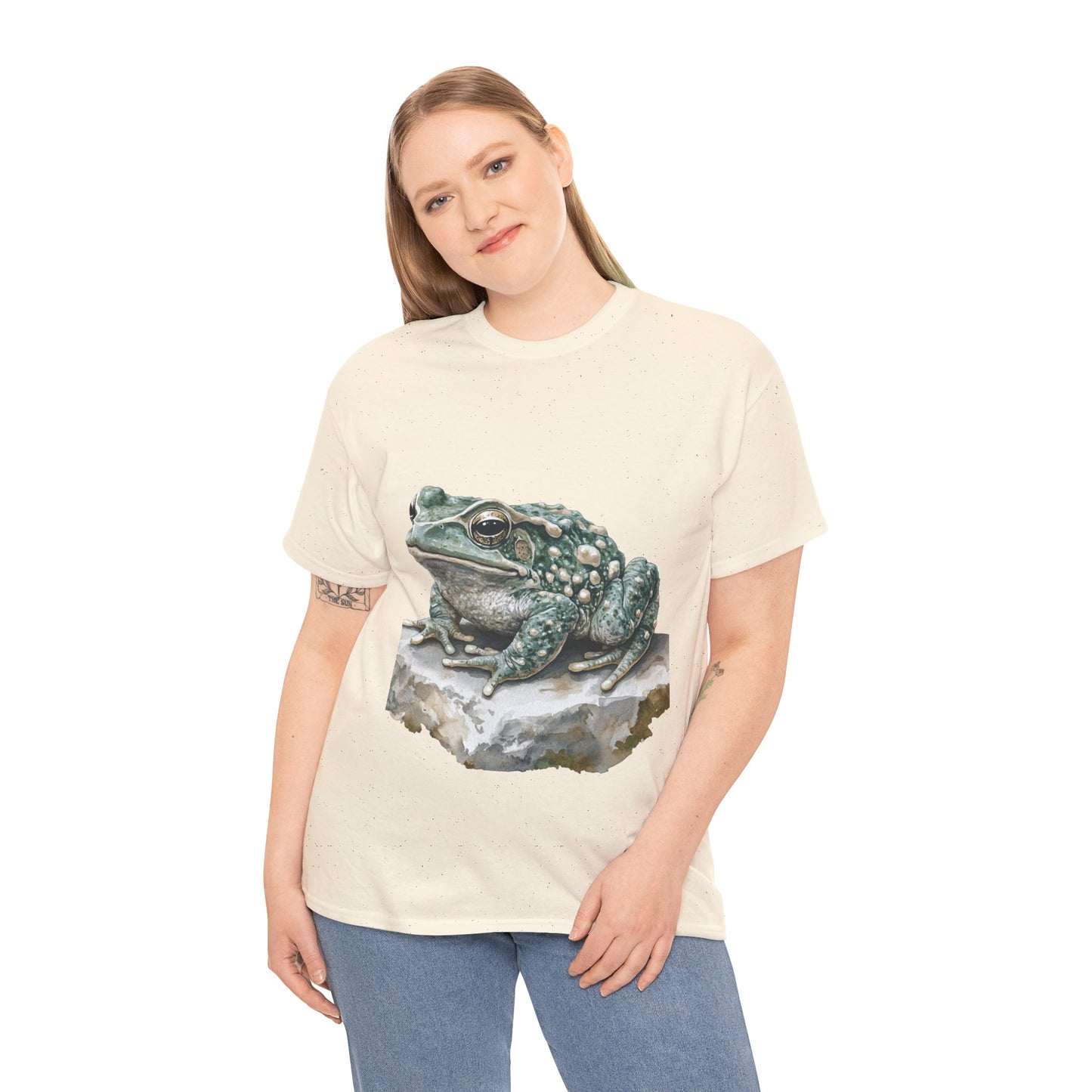 Frog Art Unisex Cotton Tee, Animal Lover Gift, Nature T-Shirt, Eco-Friendly Fashion, Men's & Women's Casual Wear