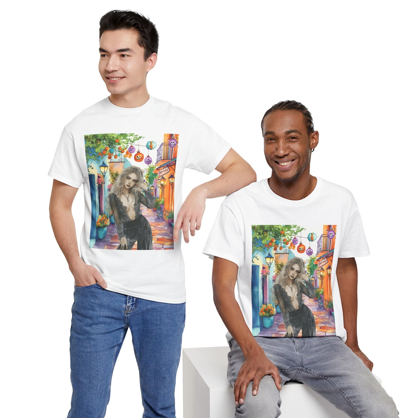 Vibrant Artistic T-Shirt, Casual Wear, Summer Style, Gift for Artists, Outdoor Adventures, Everyday Comfort
