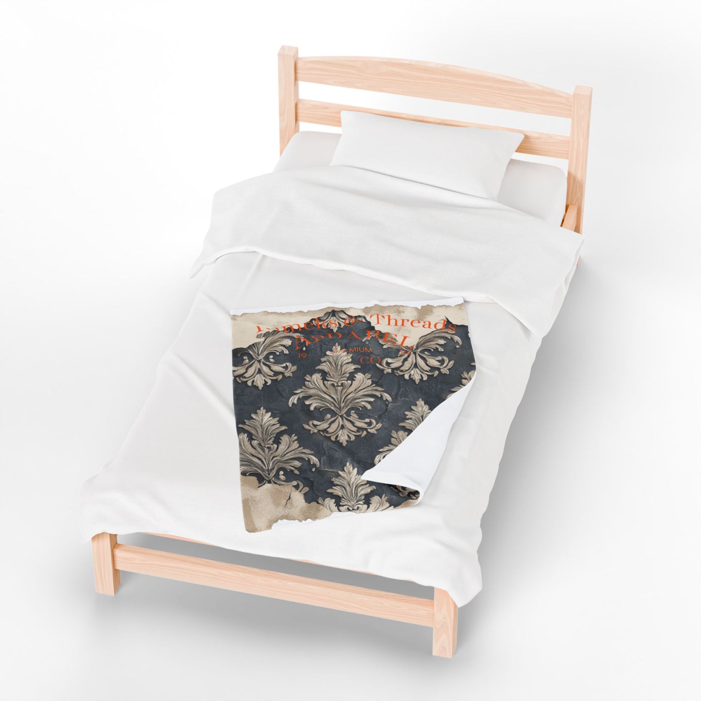 Vintage pattern Velveteen Plush Blanket