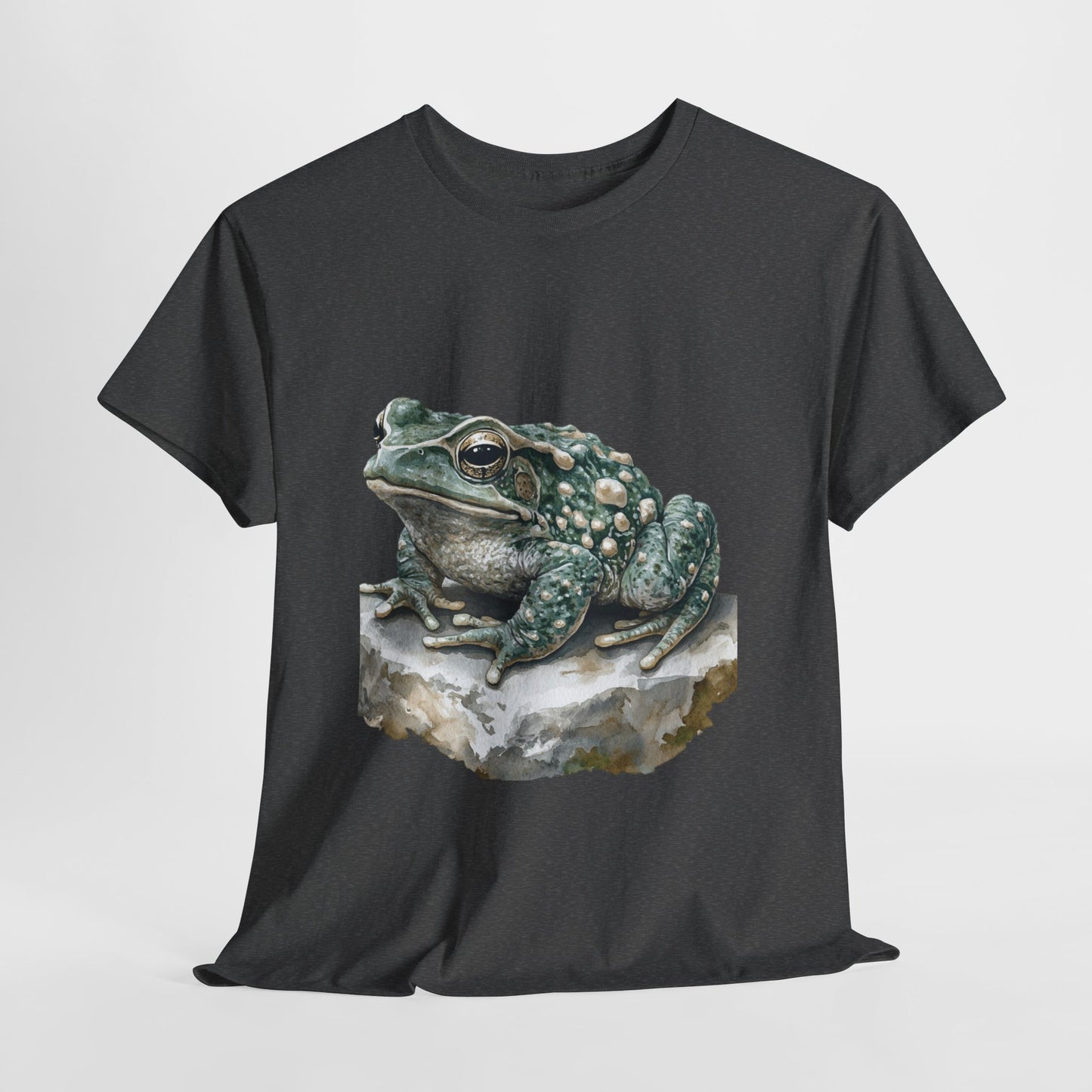 Frog Art Unisex Cotton Tee, Animal Lover Gift, Nature T-Shirt, Eco-Friendly Fashion, Men's & Women's Casual Wear